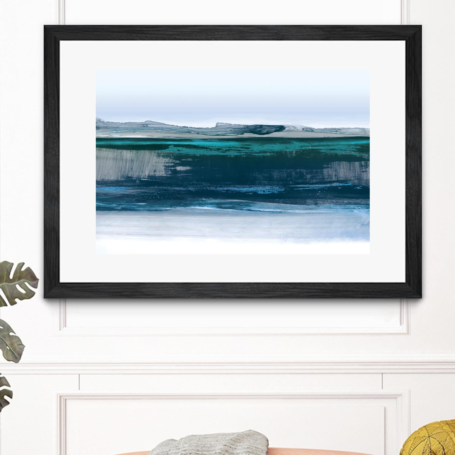 Smooth Blue by PI Studio on GIANT ART - blue abstract