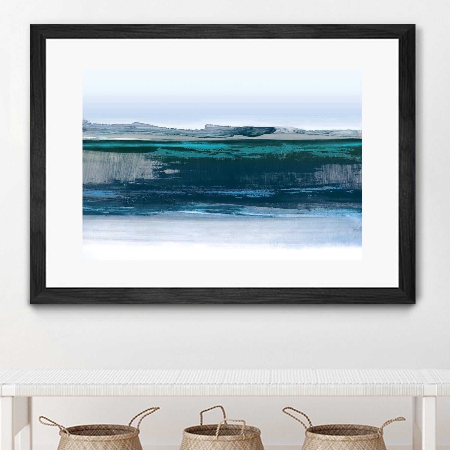 Smooth Blue by PI Studio on GIANT ART - blue abstract