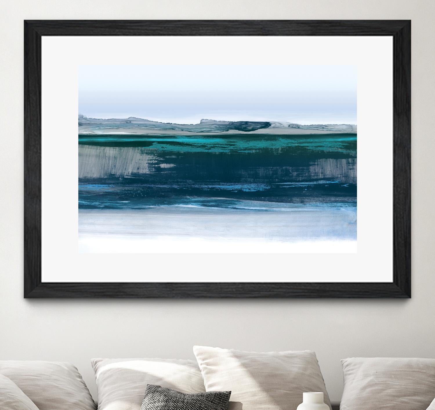 Smooth Blue by PI Studio on GIANT ART - blue abstract