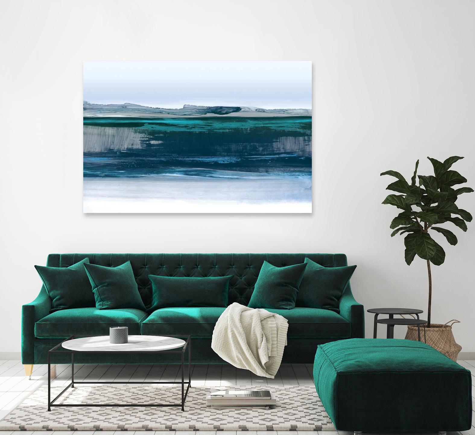 Smooth Blue by PI Studio on GIANT ART - blue abstract