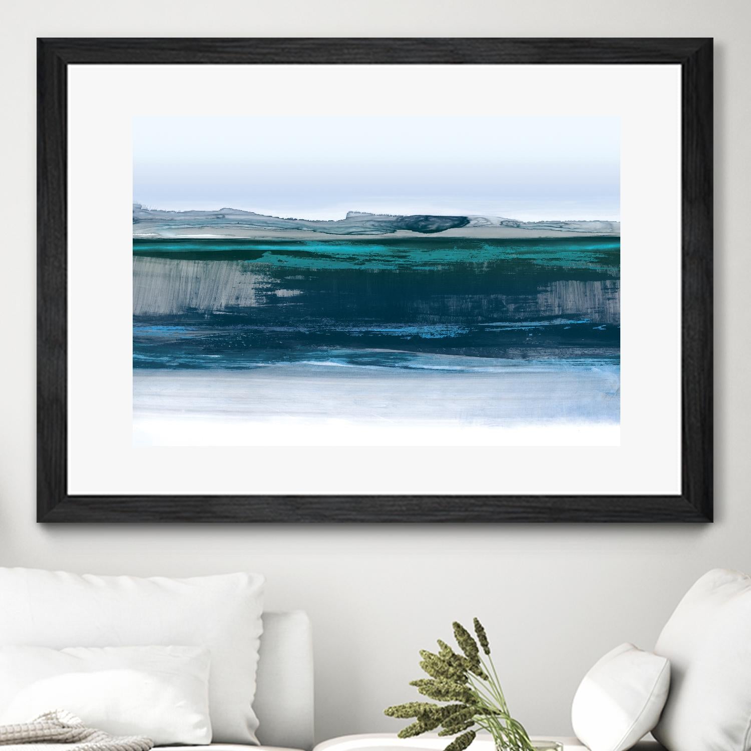 Smooth Blue by PI Studio on GIANT ART - blue abstract