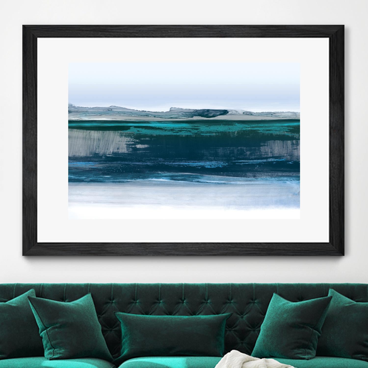 Smooth Blue by PI Studio on GIANT ART - blue abstract