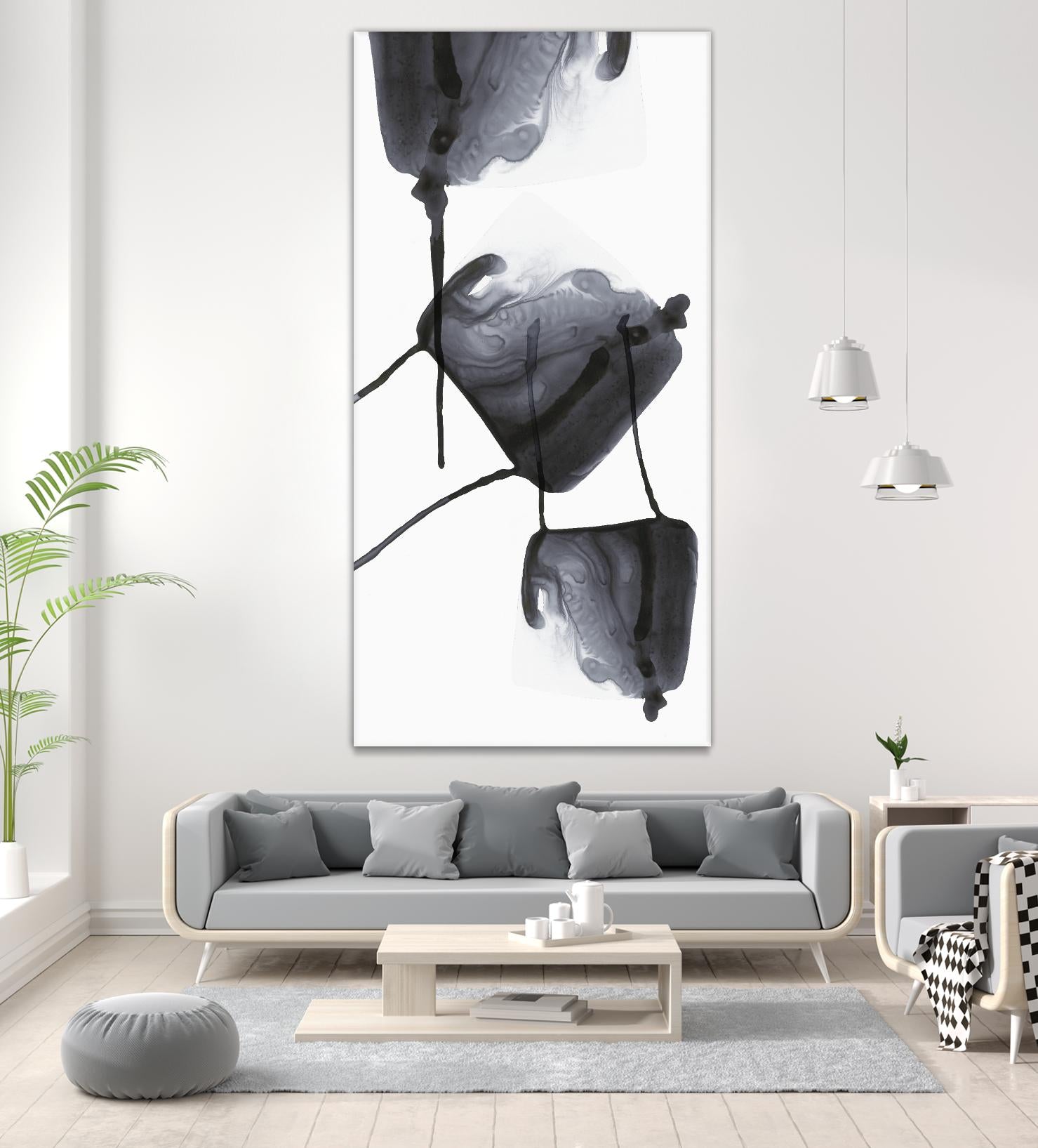 Inked II by PI Studio on GIANT ART - black abstract