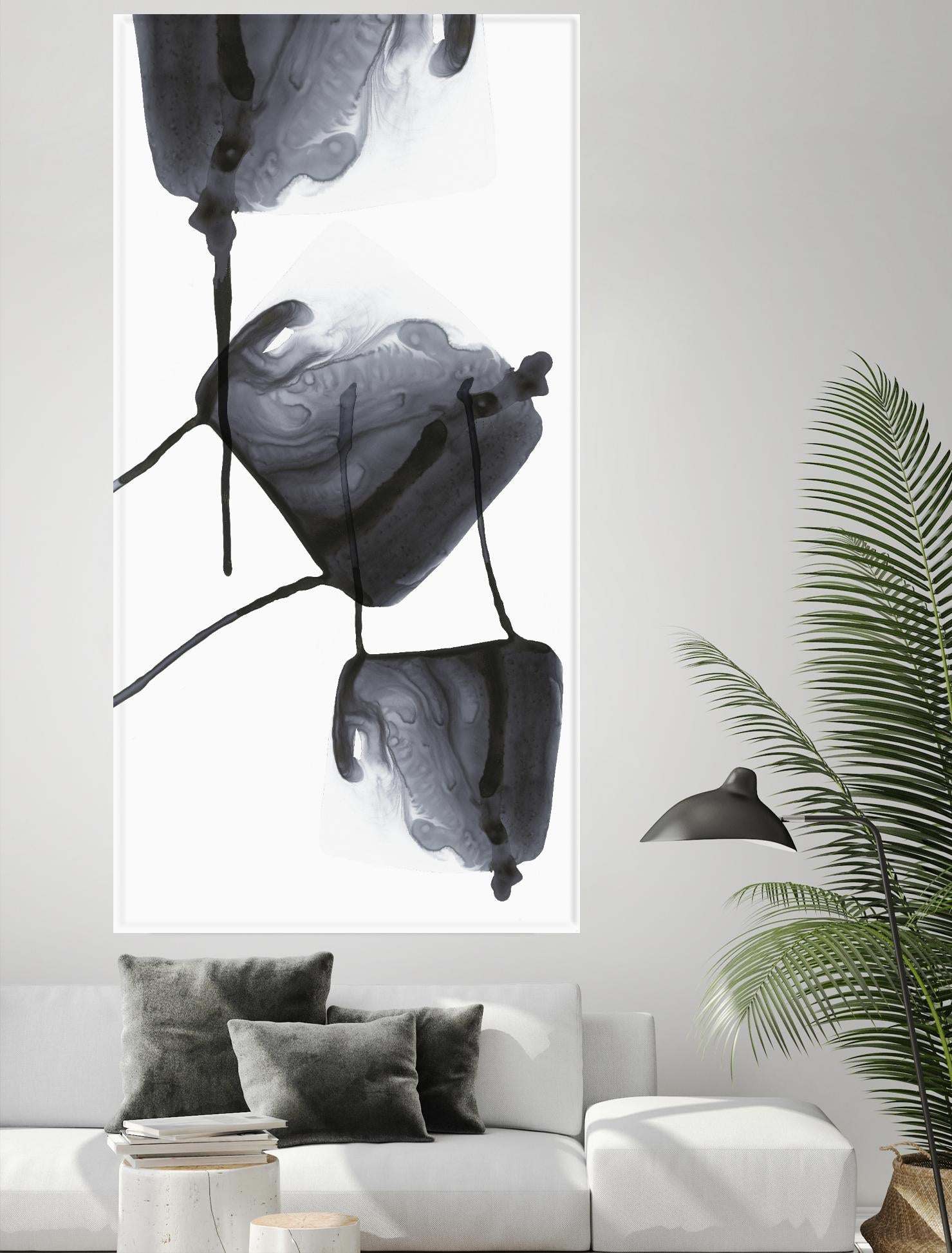 Inked II by PI Studio on GIANT ART - black abstract