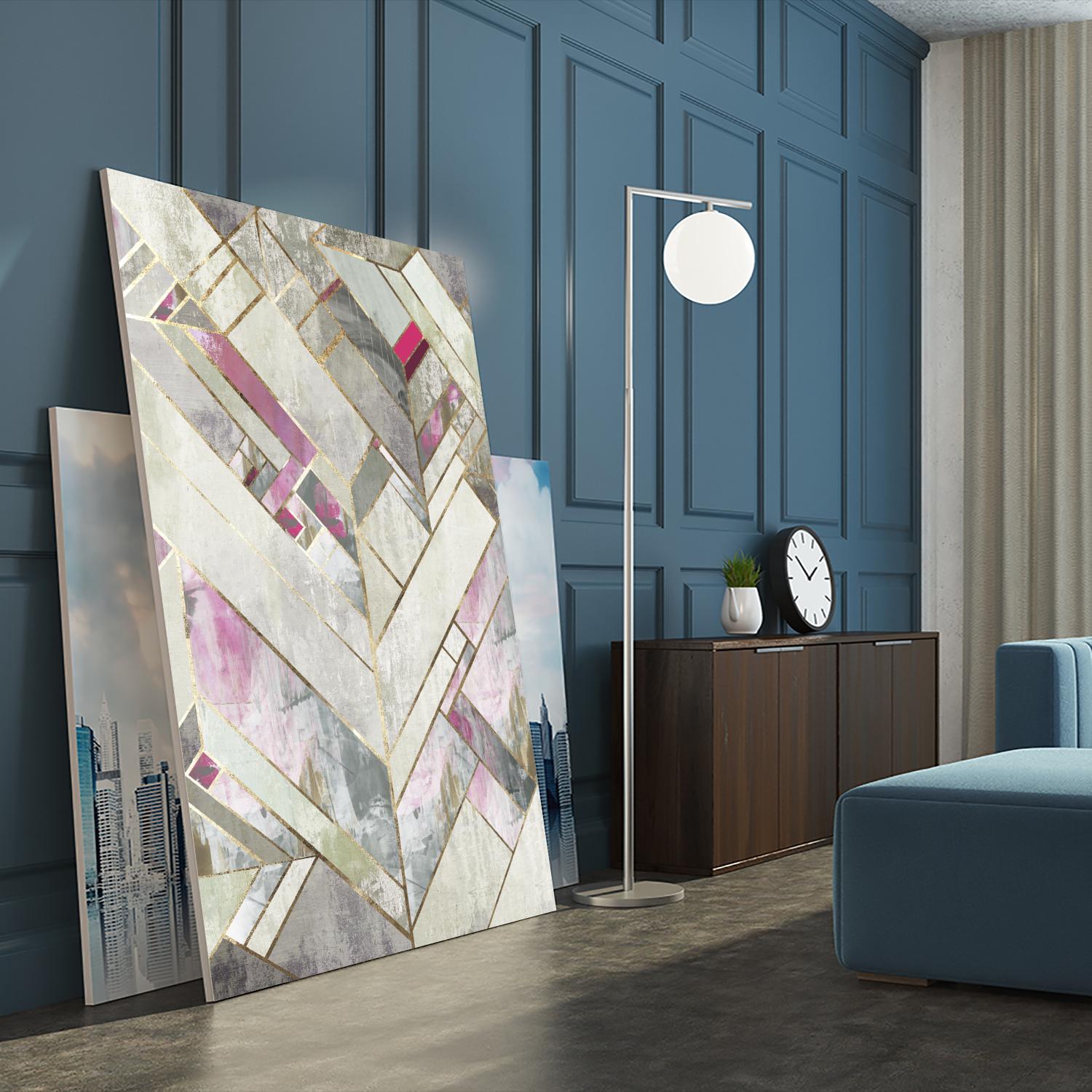 Blush Deco II by PI Studio on GIANT ART - pink abstract