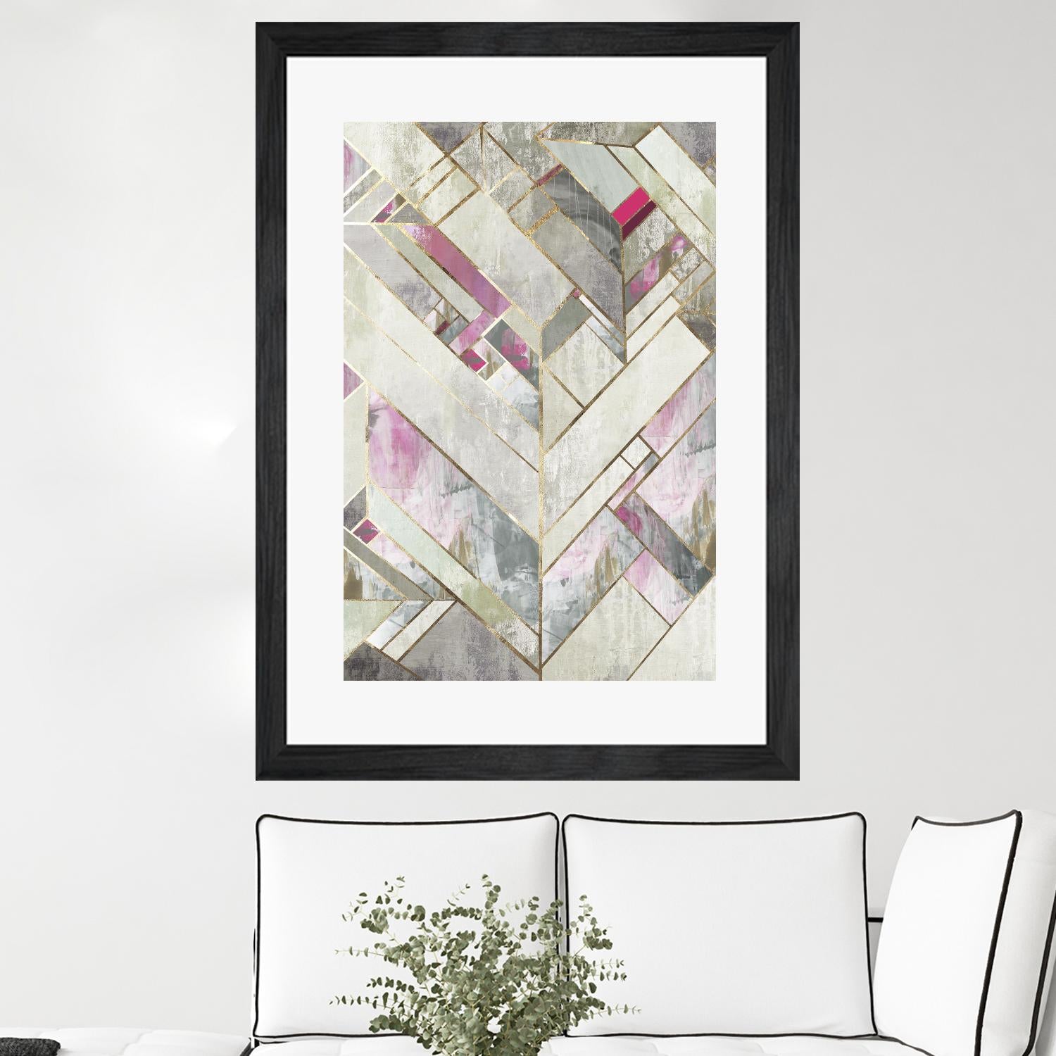 Blush Deco II by PI Studio on GIANT ART - pink abstract