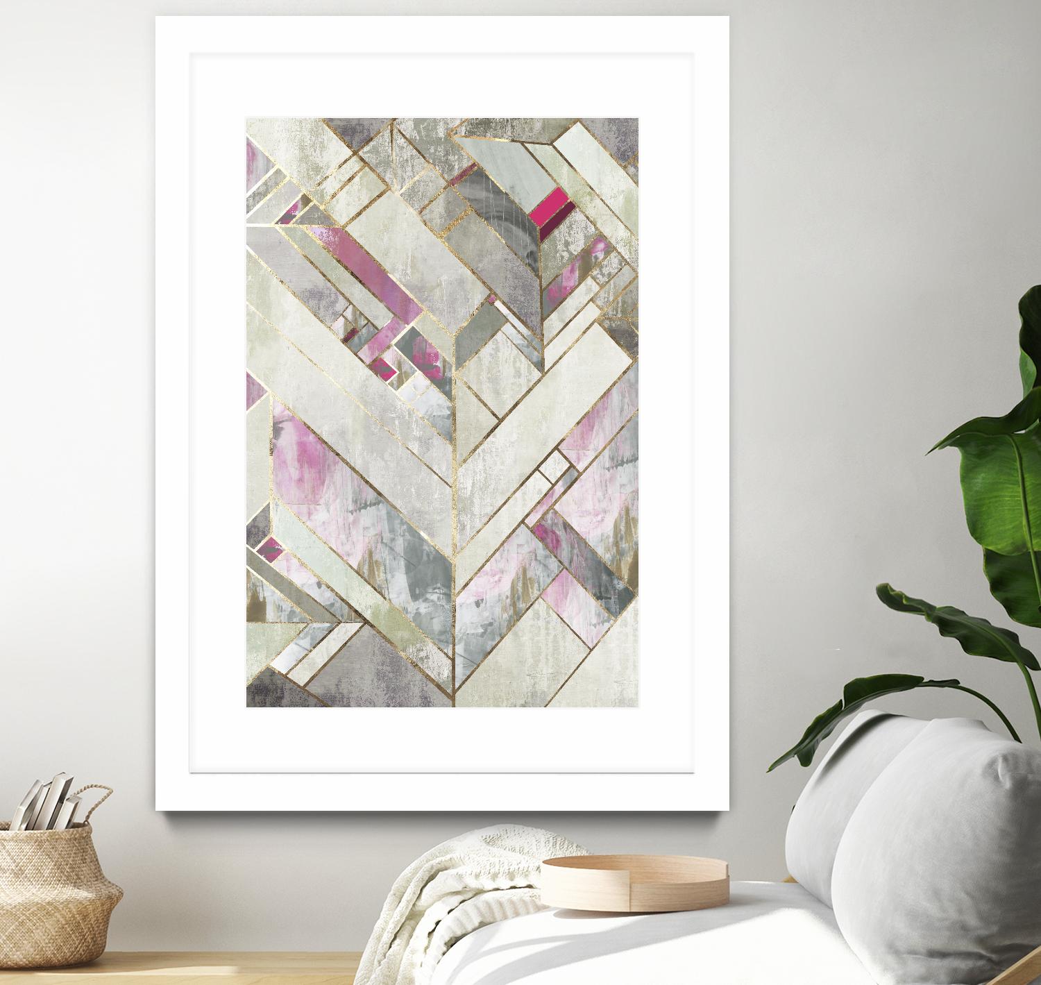 Blush Deco II by PI Studio on GIANT ART - pink abstract