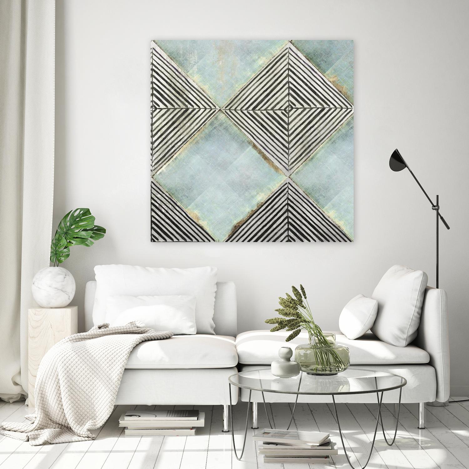 Revival by PI Studio on GIANT ART - blue patterns