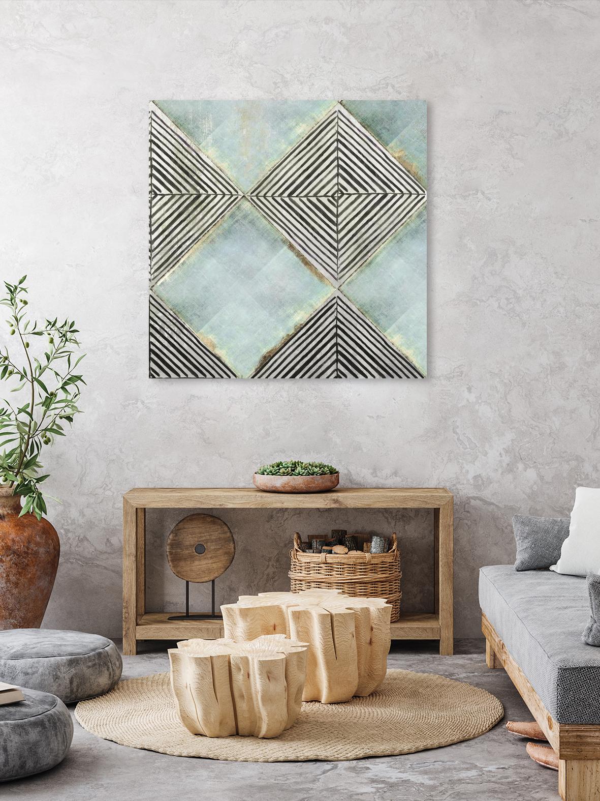 Revival by PI Studio on GIANT ART - blue patterns