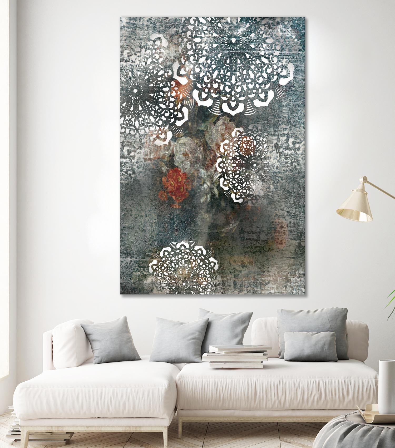 Doily II by PI Studio on GIANT ART - white abstract