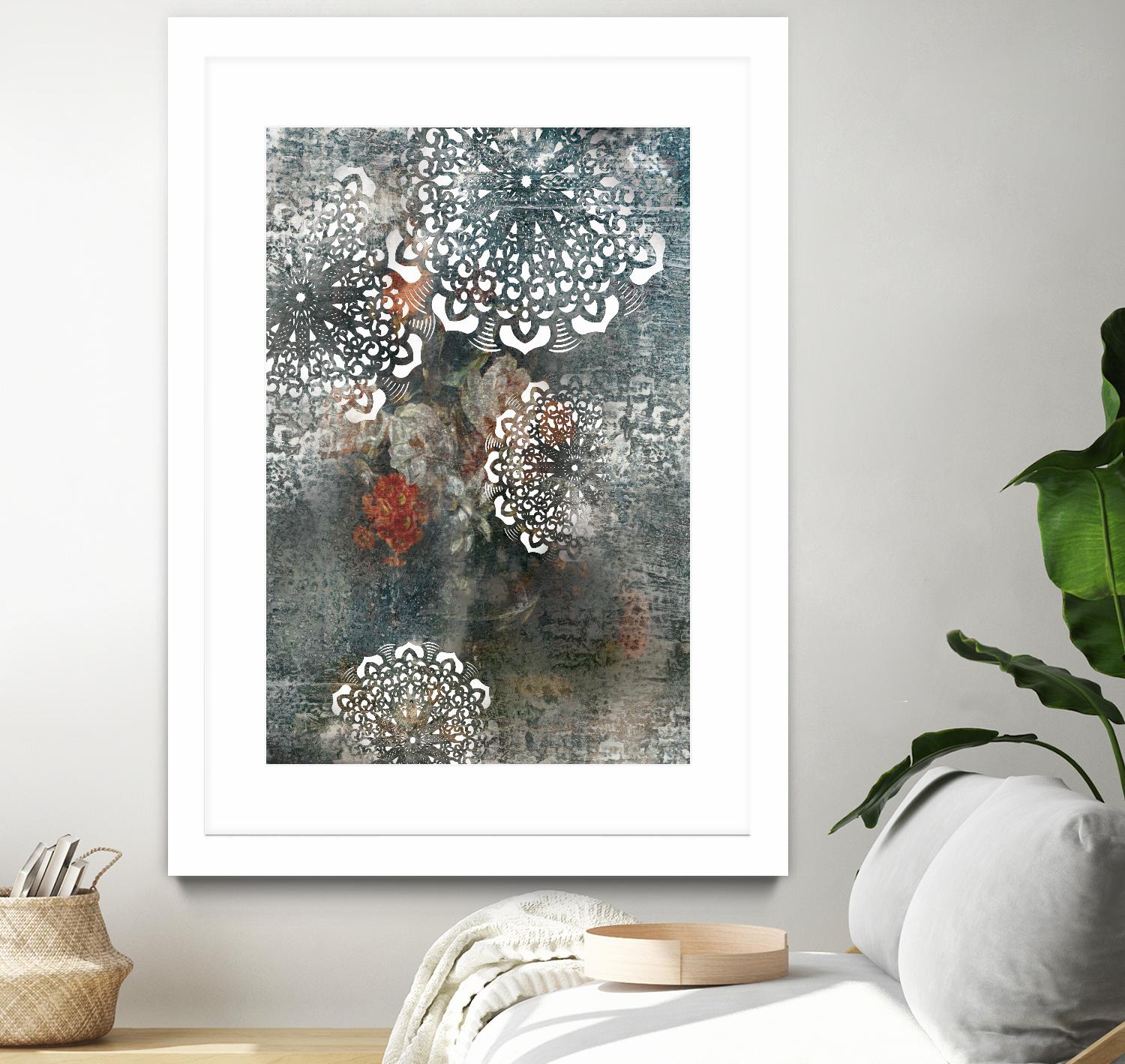 Doily II by PI Studio on GIANT ART - pink abstract