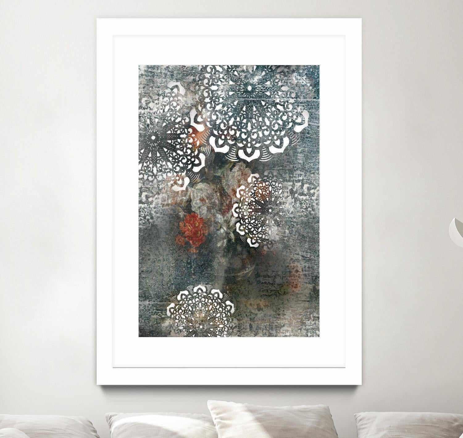 Doily II by PI Studio on GIANT ART - pink abstract