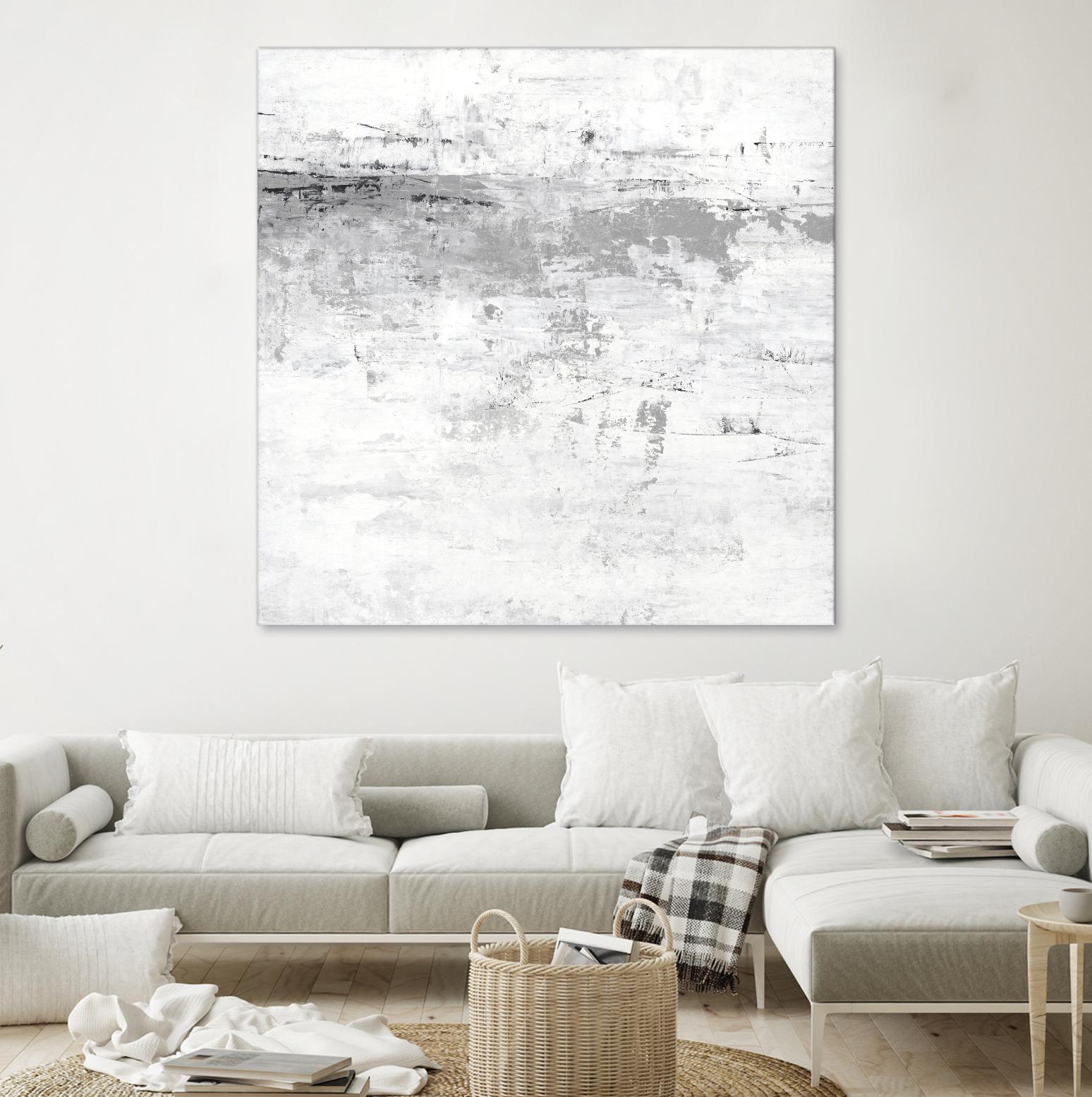 Blizzard I by PI Studio on GIANT ART - grey abstract
