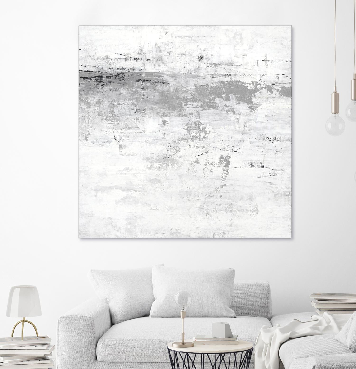 Blizzard I by PI Studio on GIANT ART - grey abstract