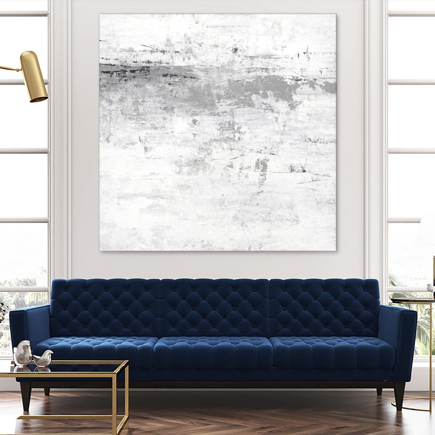 Blizzard I by PI Studio on GIANT ART - grey abstract