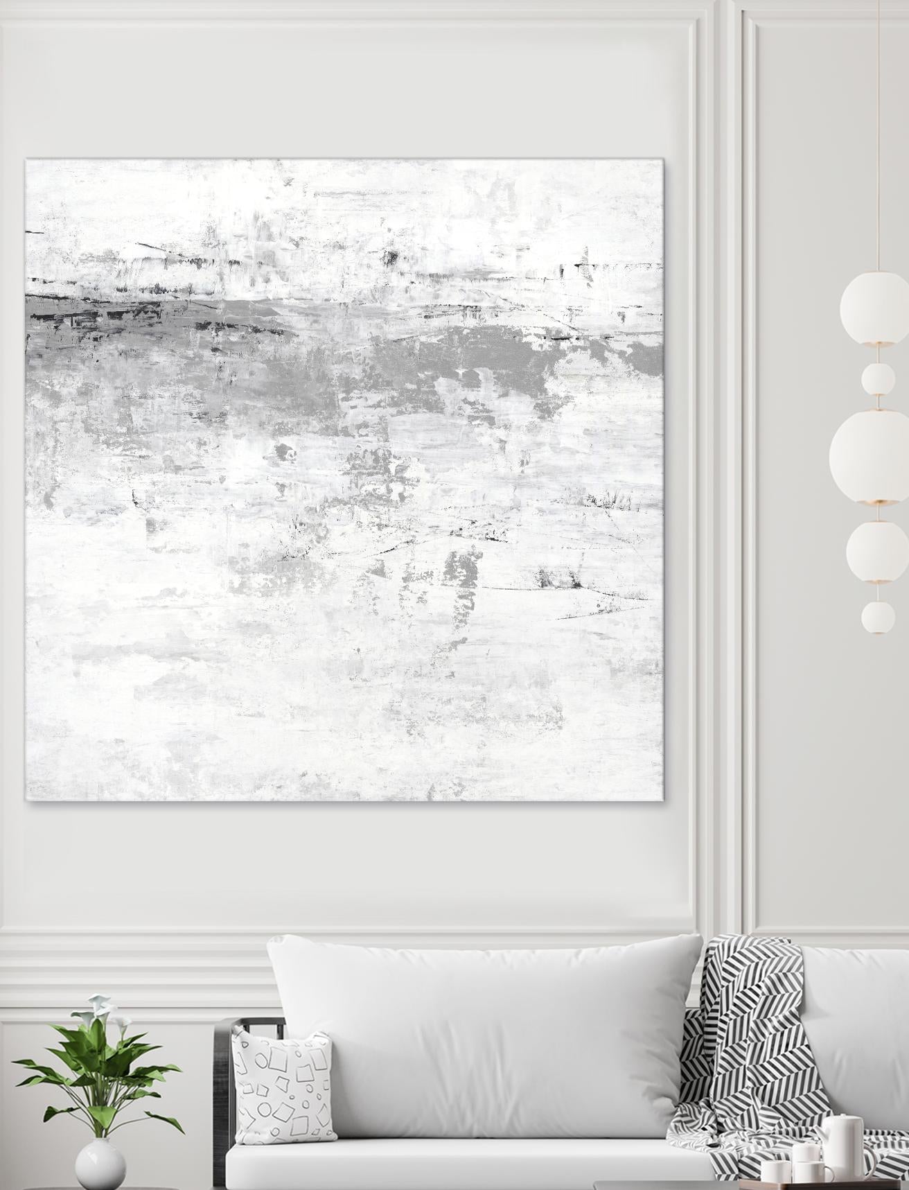 Blizzard I by PI Studio on GIANT ART - grey abstract
