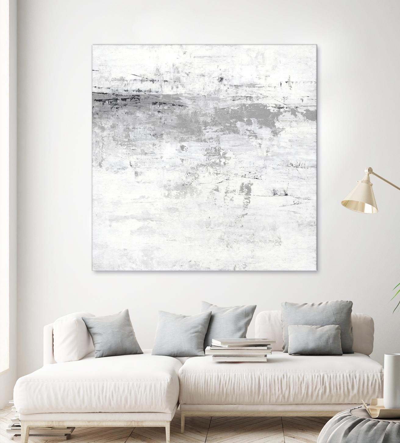 Blizzard I by PI Studio on GIANT ART - grey abstract