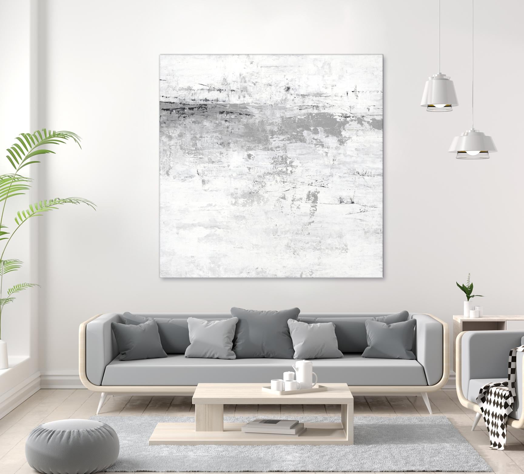 Blizzard I by PI Studio on GIANT ART - grey abstract