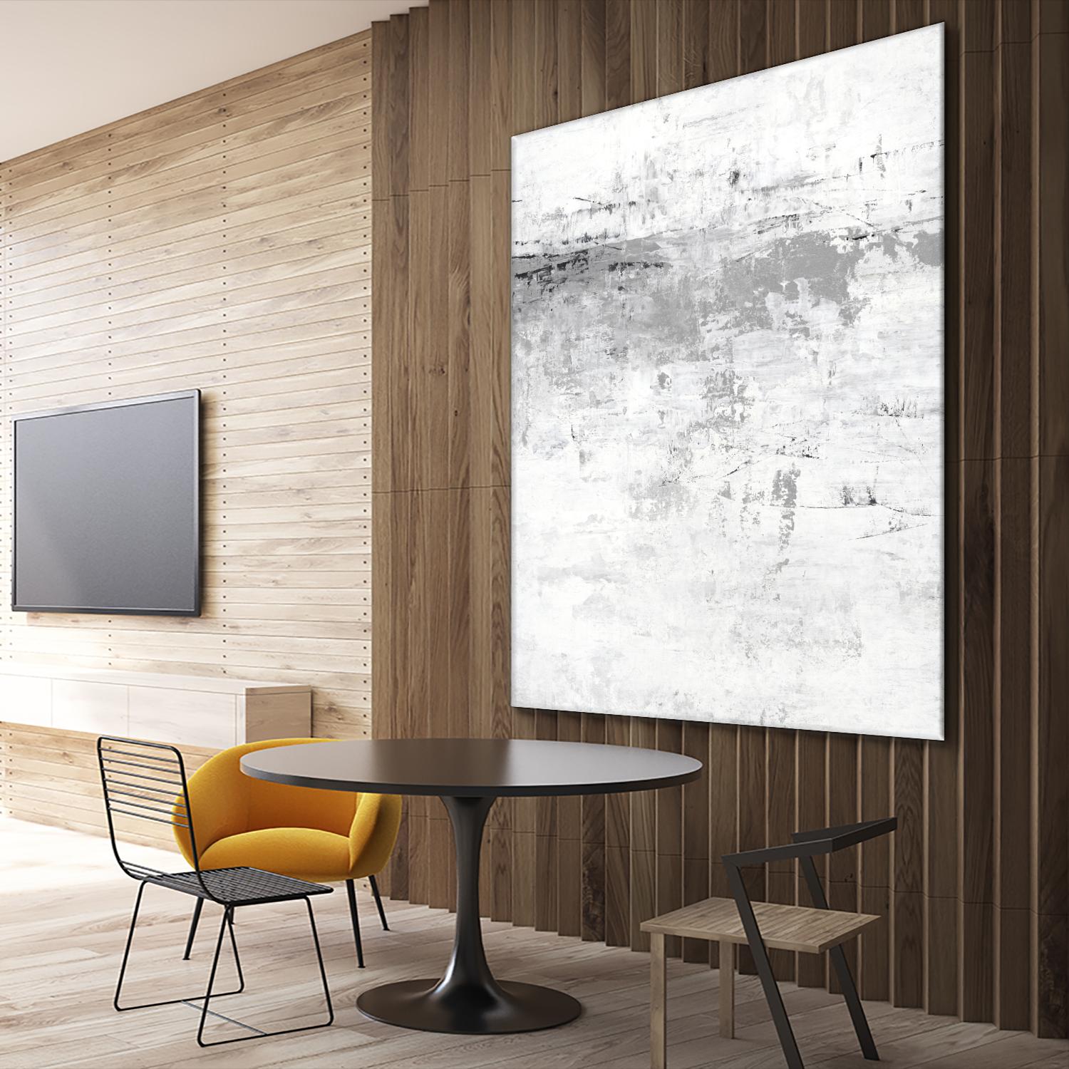 Blizzard I by PI Studio on GIANT ART - grey abstract