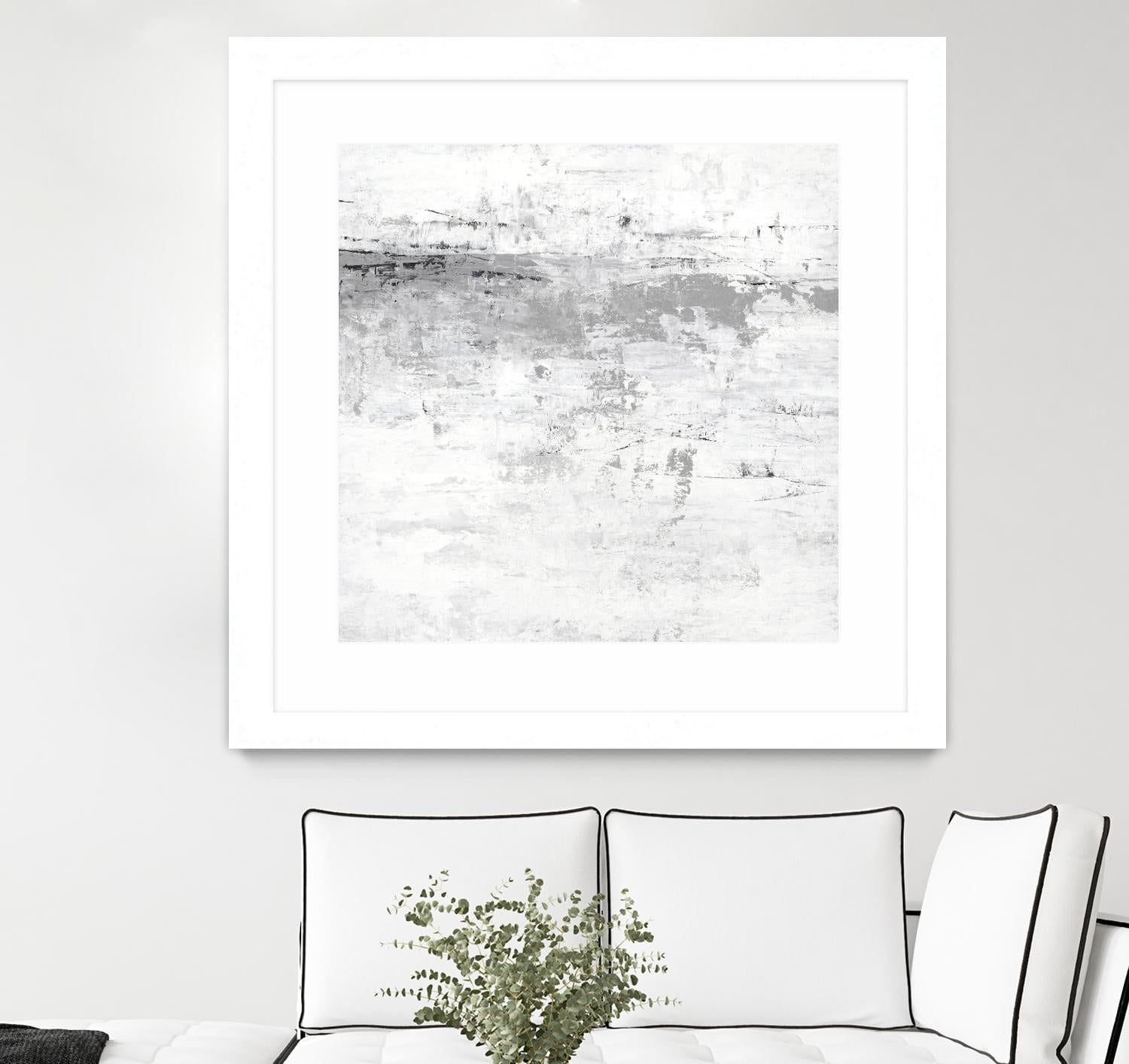 Blizzard I by PI Studio on GIANT ART - grey abstract