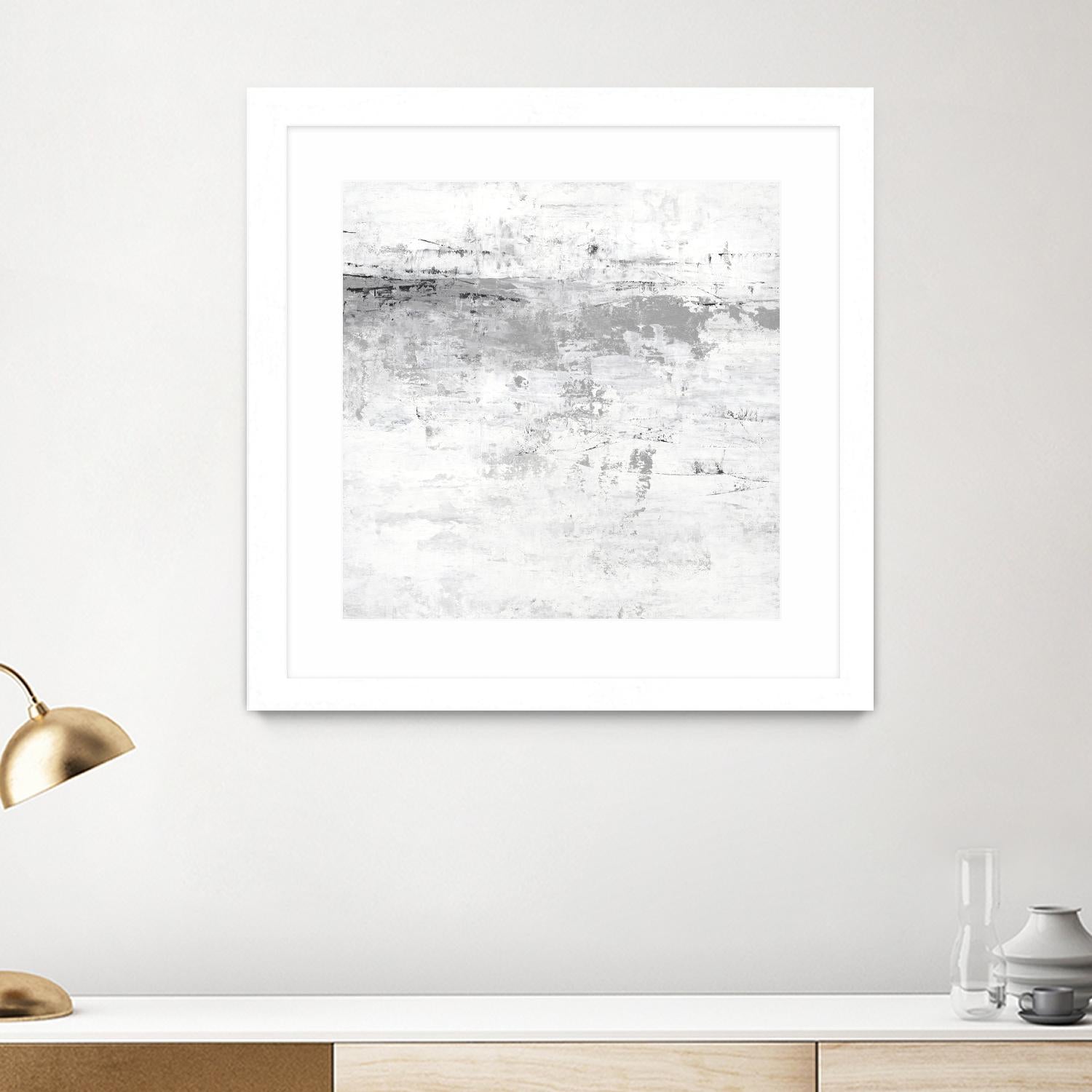 Blizzard I by PI Studio on GIANT ART - grey abstract
