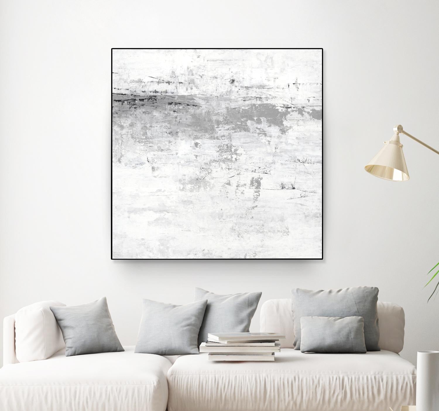Blizzard I by PI Studio on GIANT ART - grey abstract