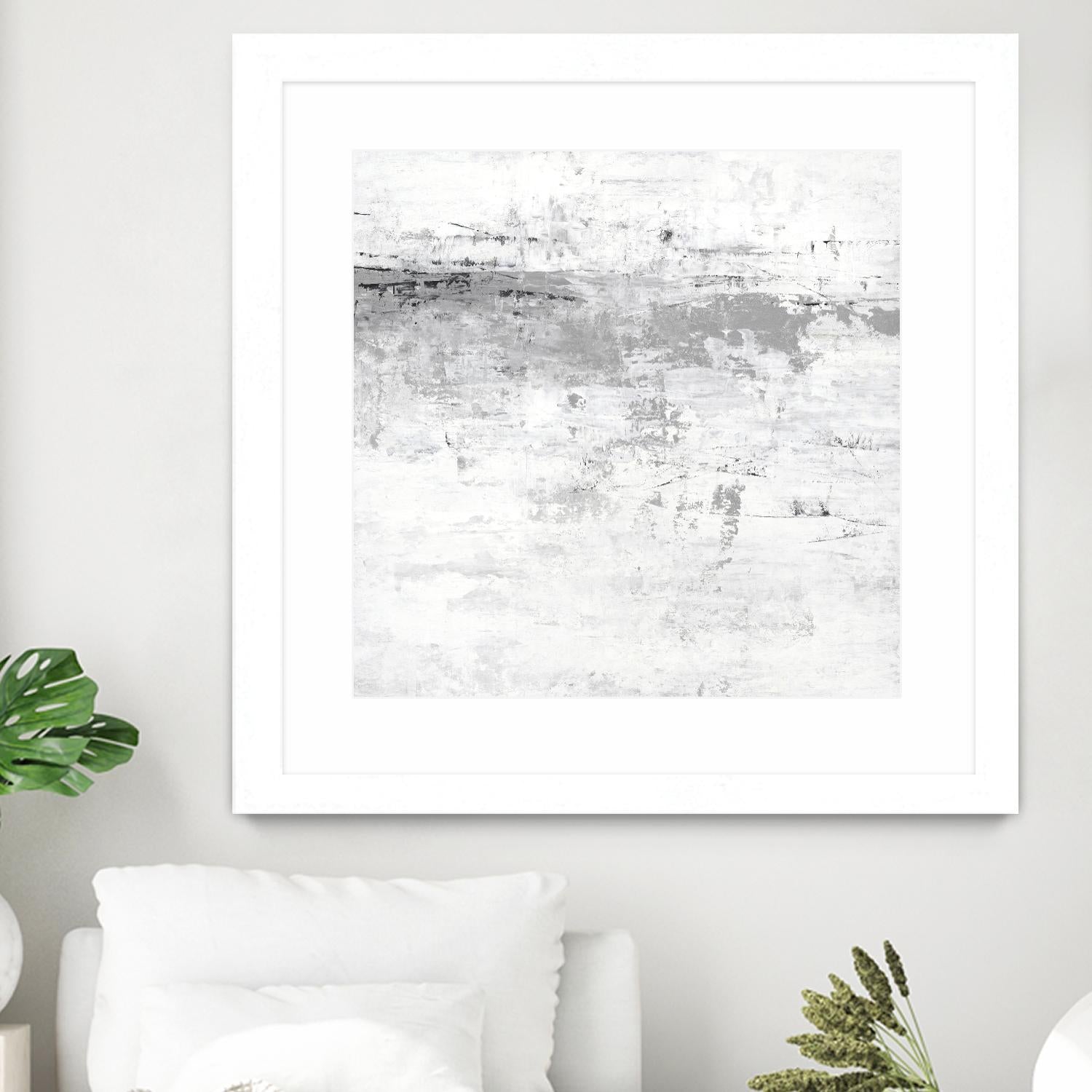 Blizzard I by PI Studio on GIANT ART - grey abstract