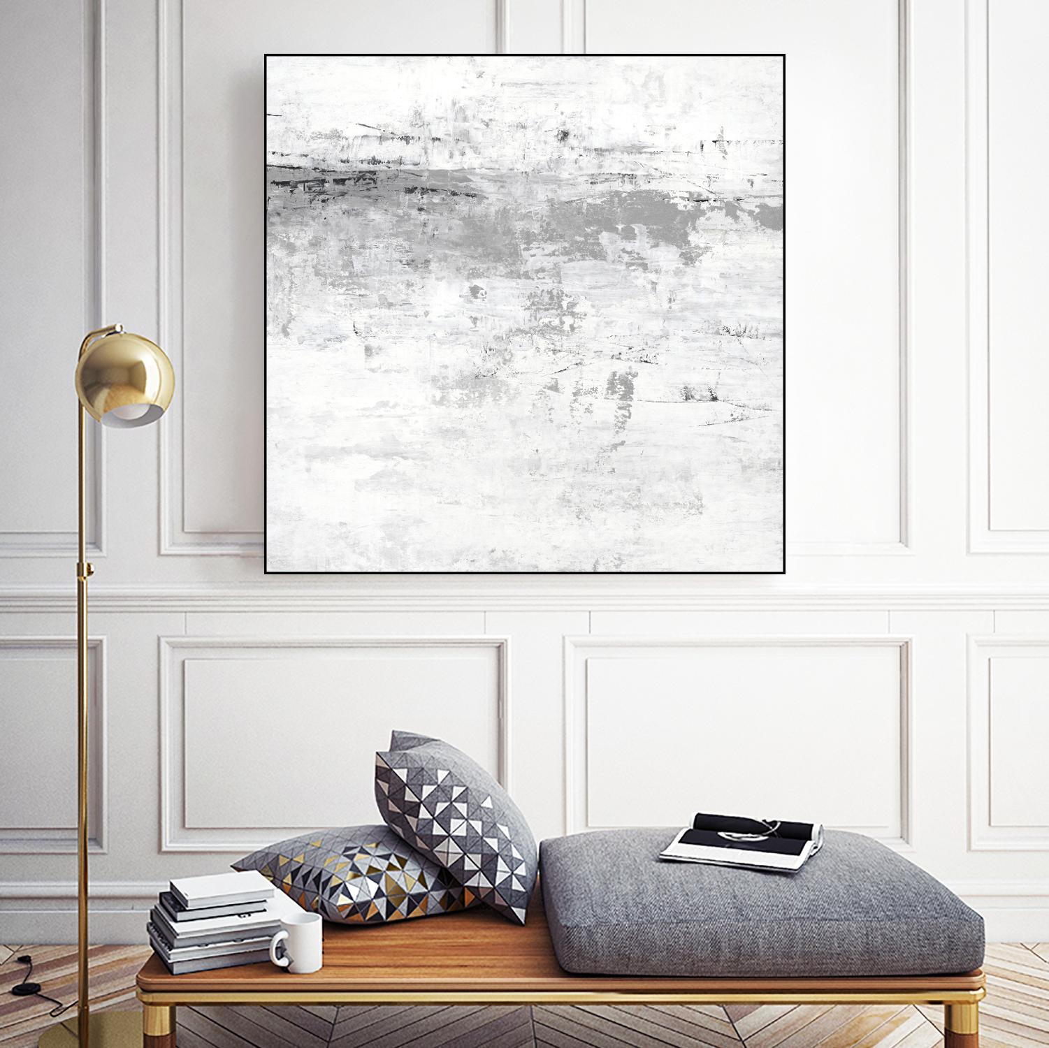 Blizzard I by PI Studio on GIANT ART - grey abstract