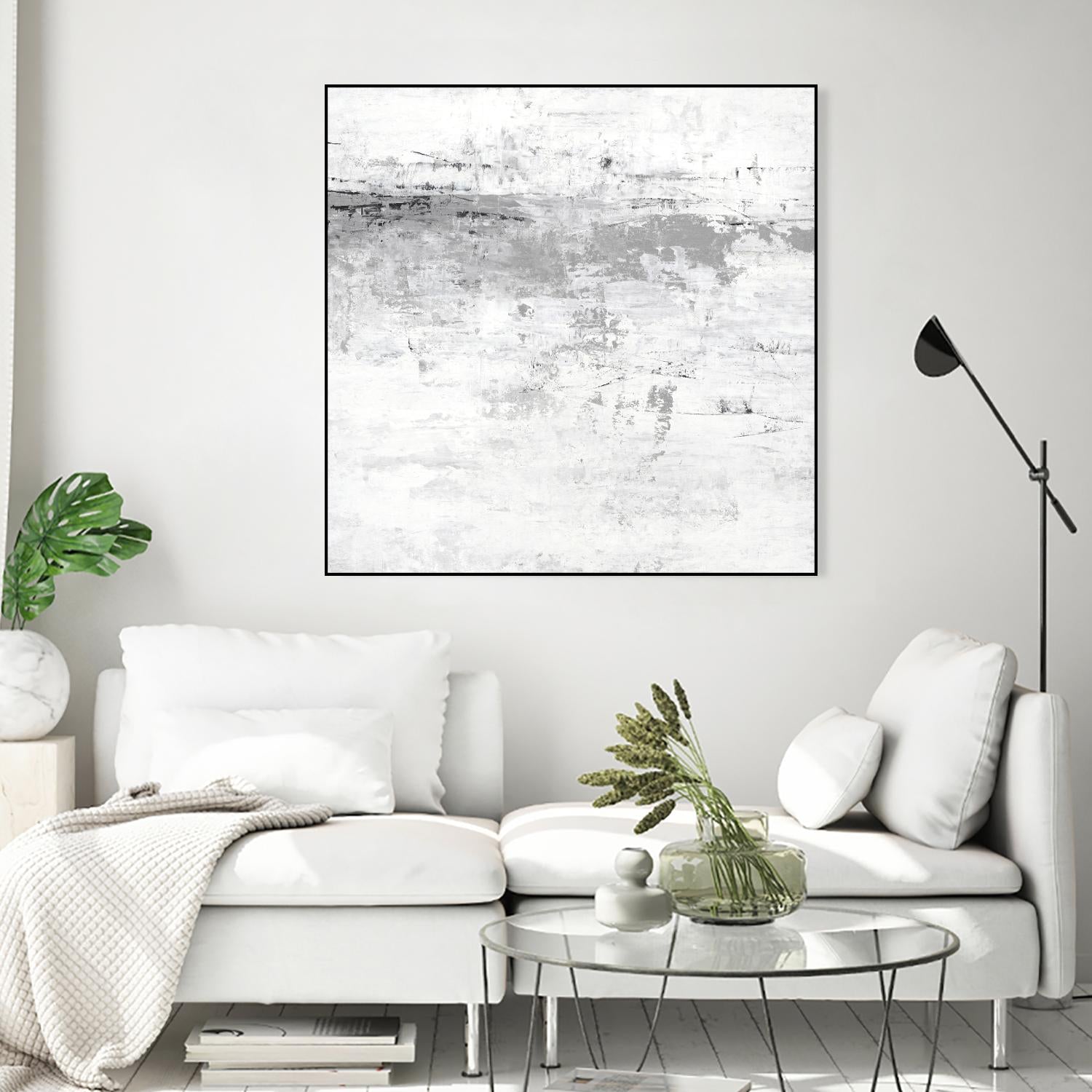 Blizzard I by PI Studio on GIANT ART - grey abstract