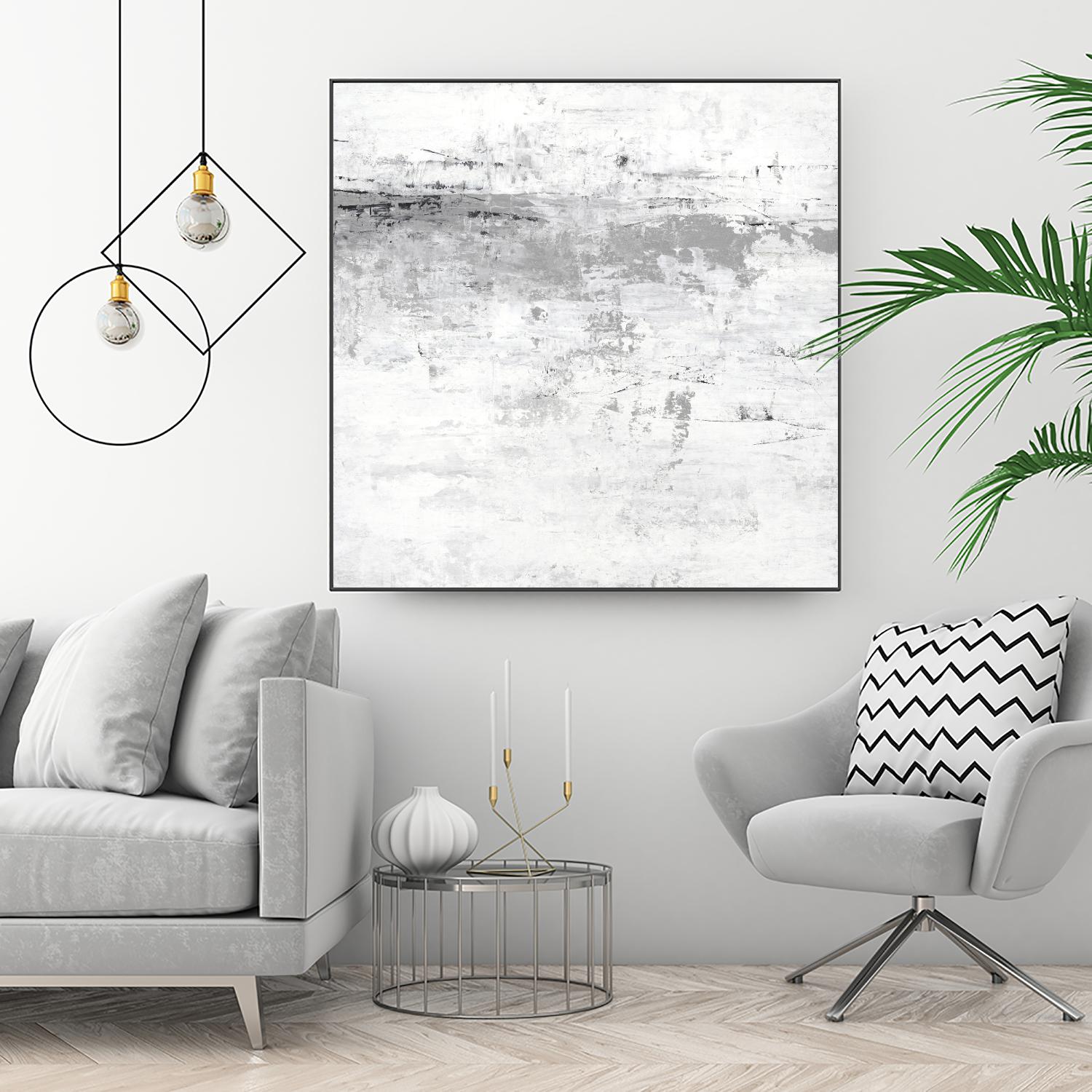 Blizzard I by PI Studio on GIANT ART - grey abstract