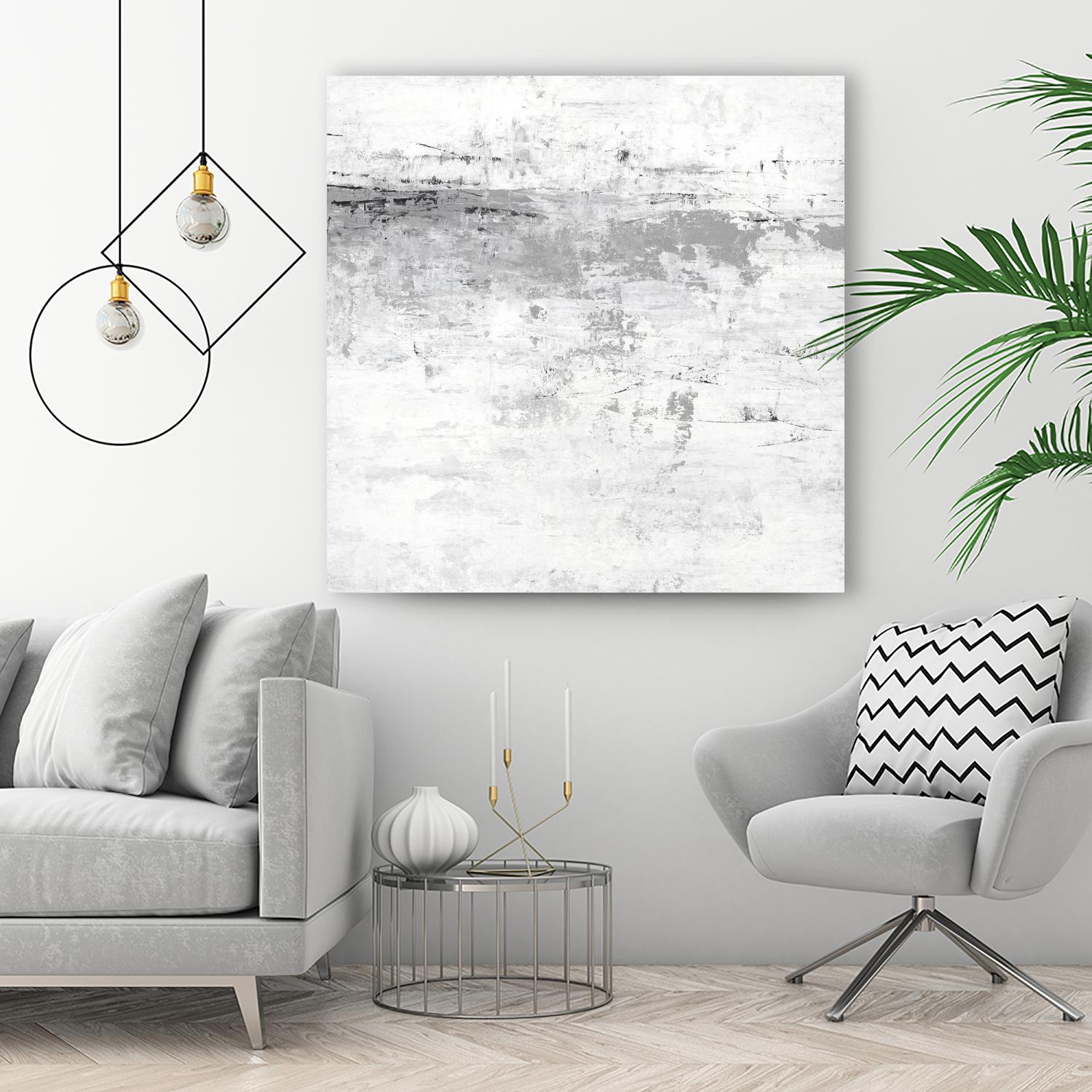 Blizzard I by PI Studio on GIANT ART - grey abstract