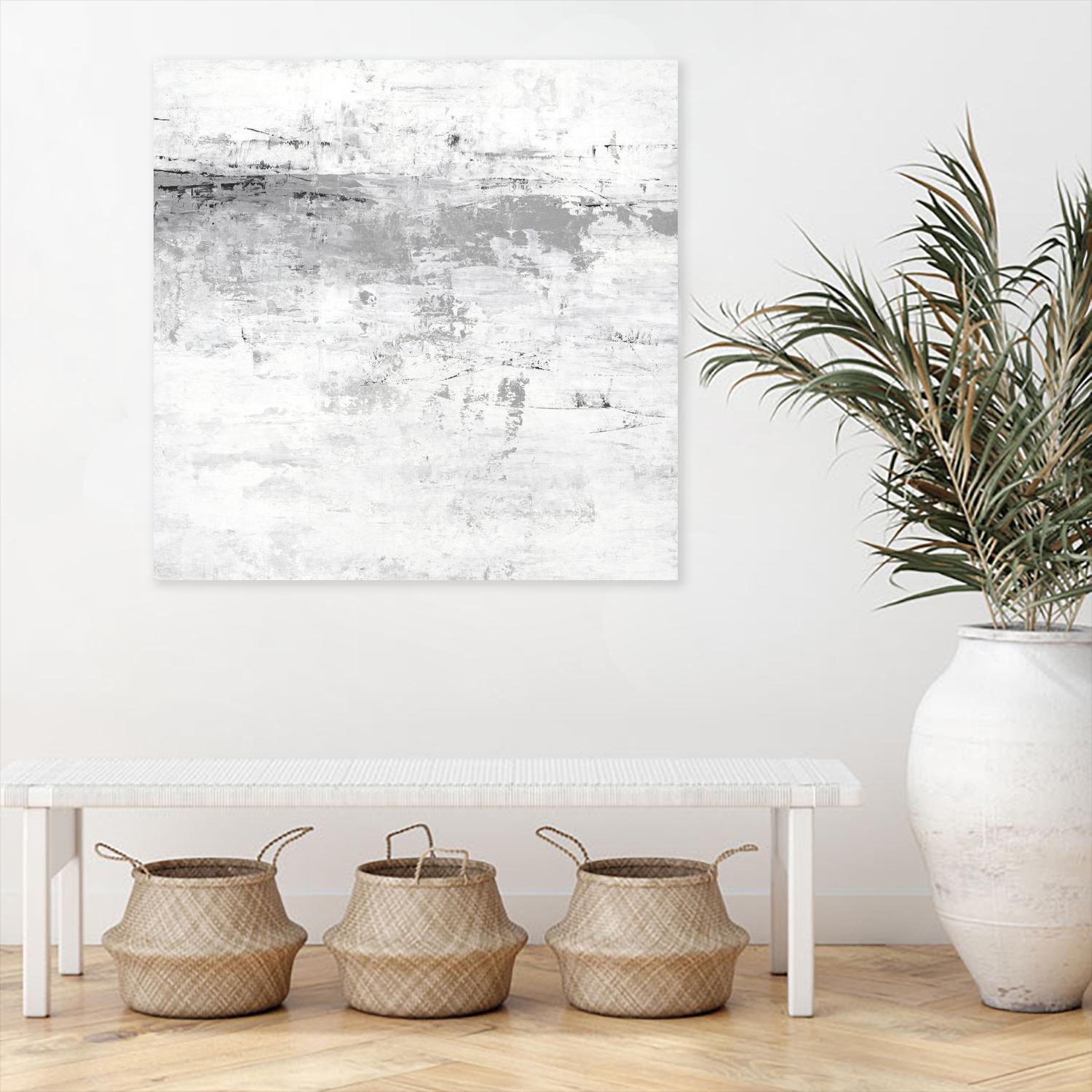 Blizzard I by PI Studio on GIANT ART - grey abstract