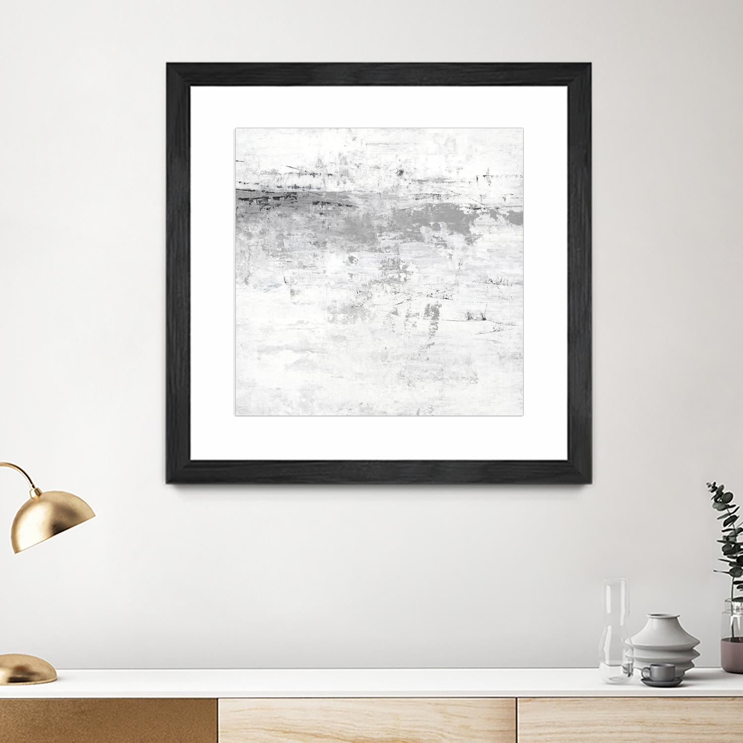 Blizzard I by PI Studio on GIANT ART - grey abstract