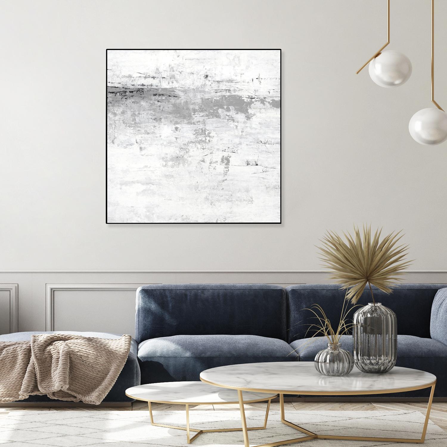 Blizzard I by PI Studio on GIANT ART - grey abstract