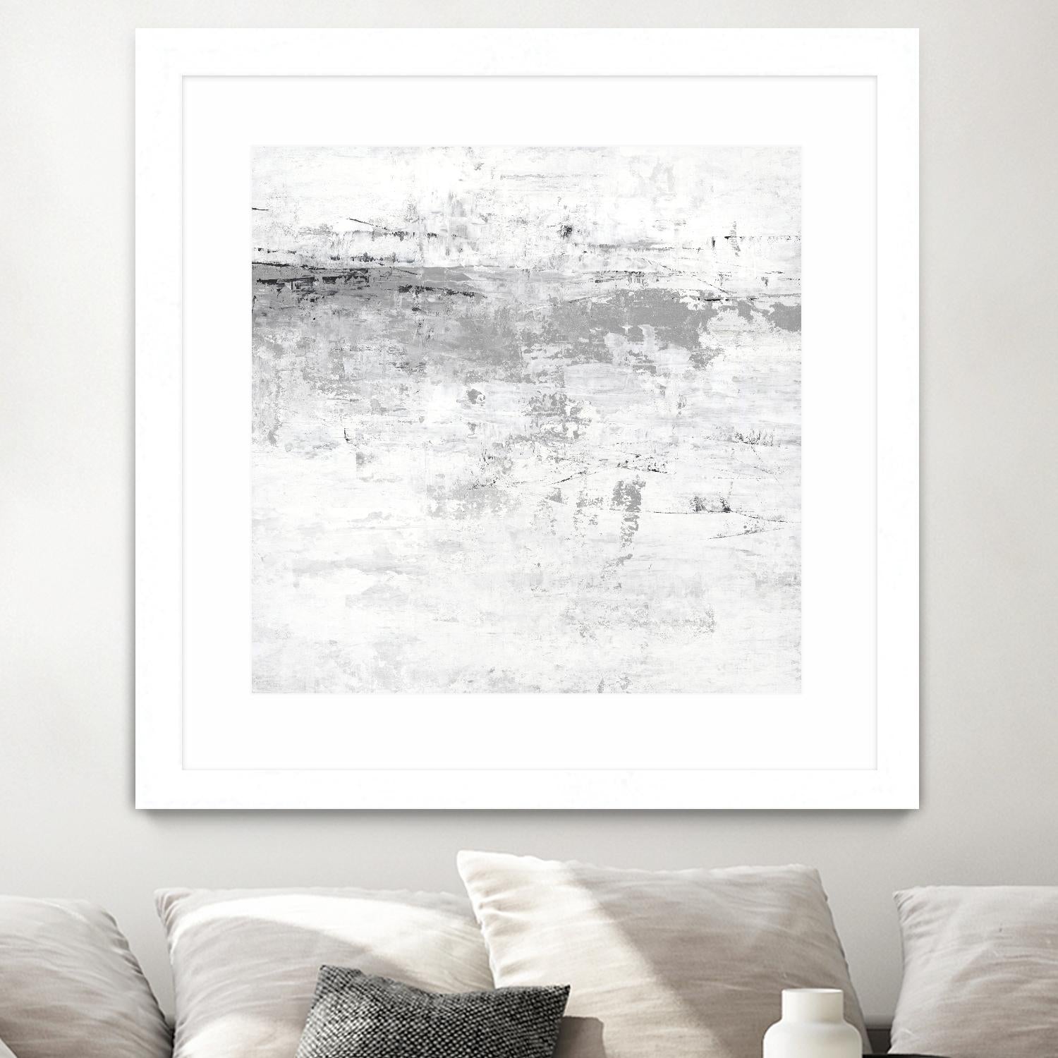 Blizzard I by PI Studio on GIANT ART - grey abstract