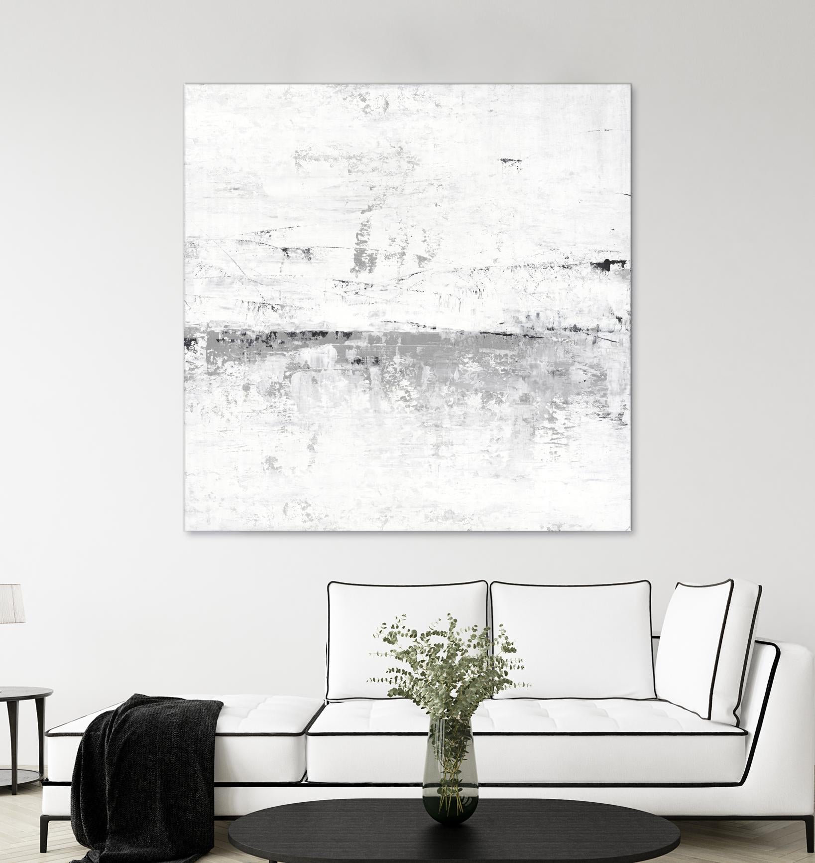 Blizzard II by PI Studio on GIANT ART - grey abstract