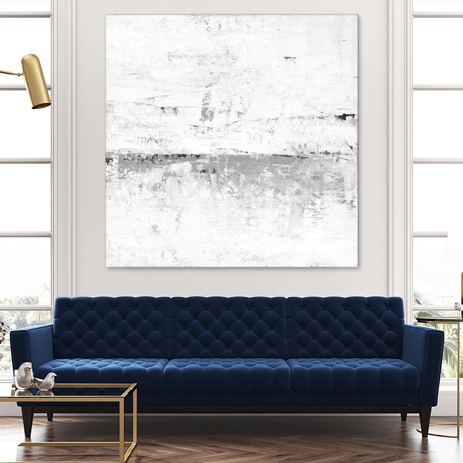 Blizzard II by PI Studio on GIANT ART - grey abstract