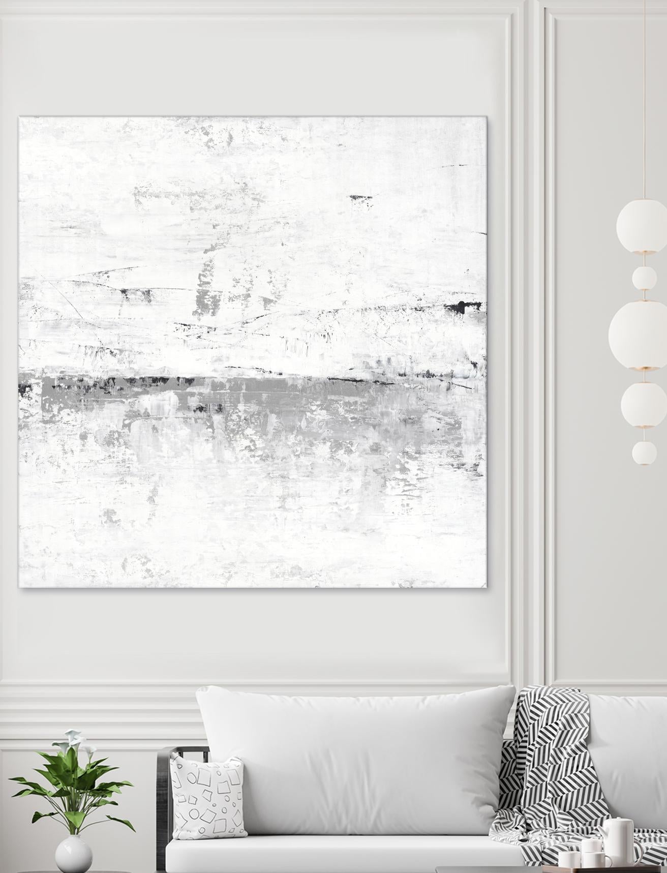 Blizzard II by PI Studio on GIANT ART - grey abstract