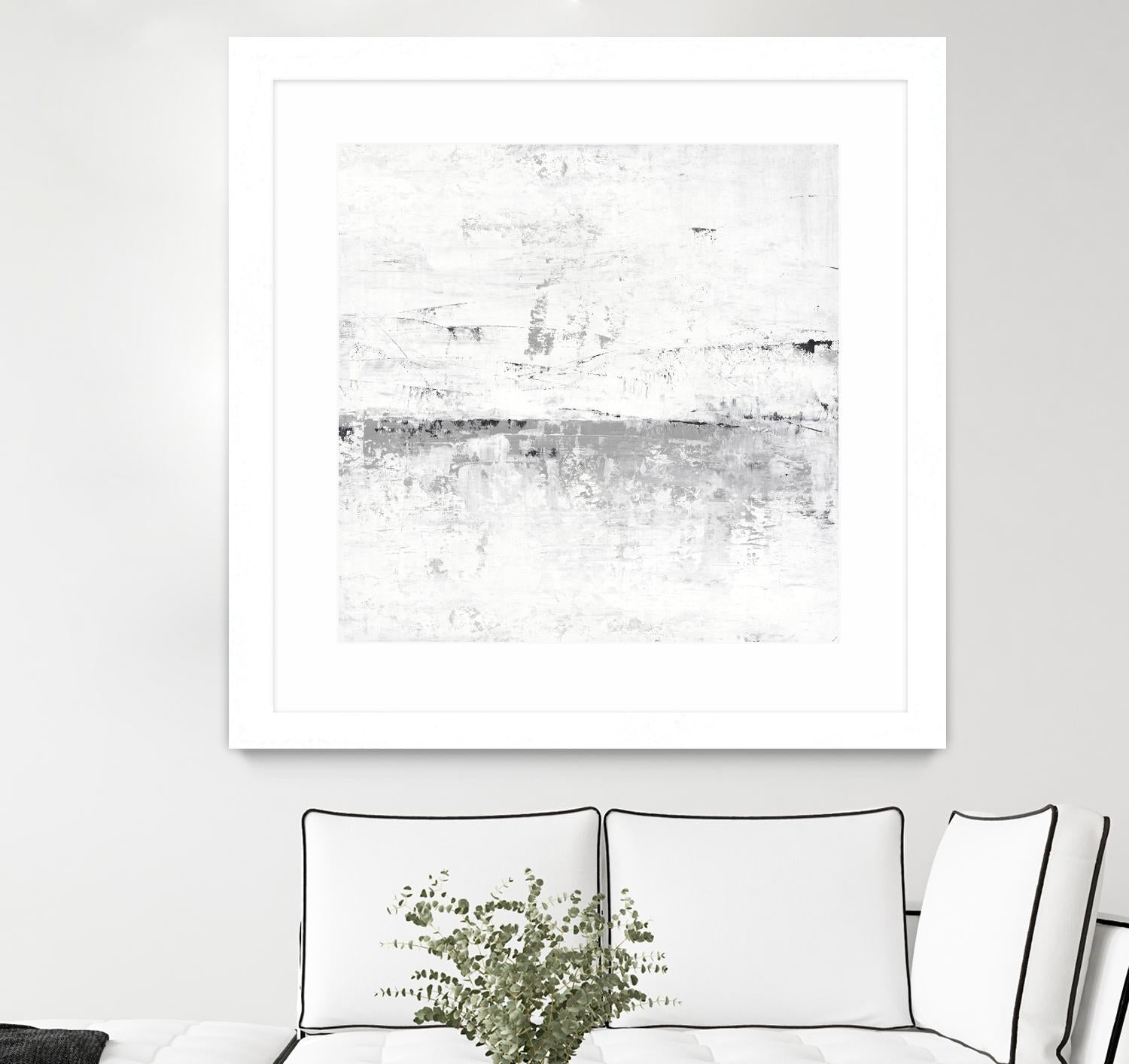 Blizzard II by PI Studio on GIANT ART - grey abstract