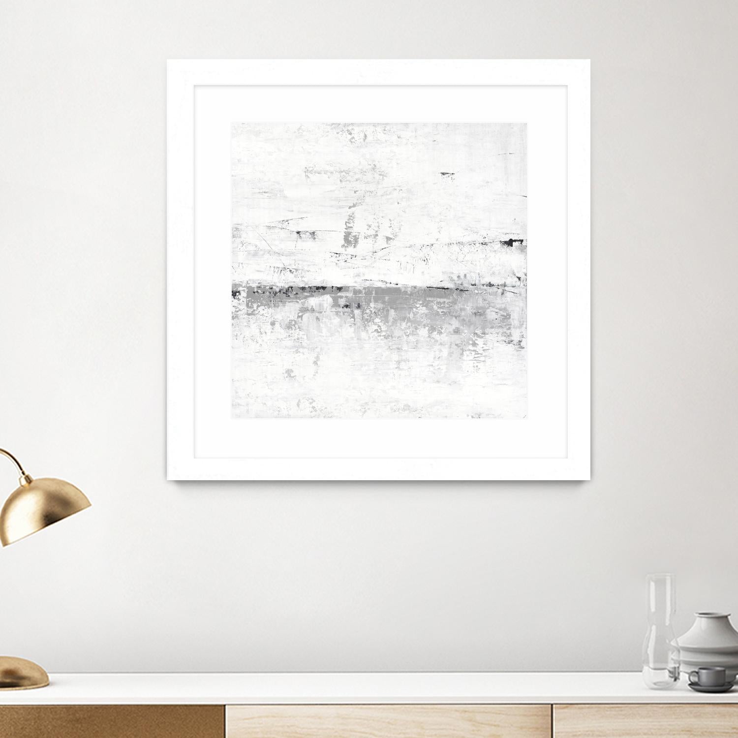 Blizzard II by PI Studio on GIANT ART - grey abstract