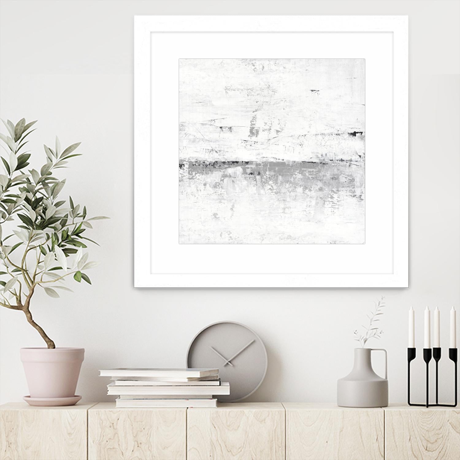 Blizzard II by PI Studio on GIANT ART - grey abstract