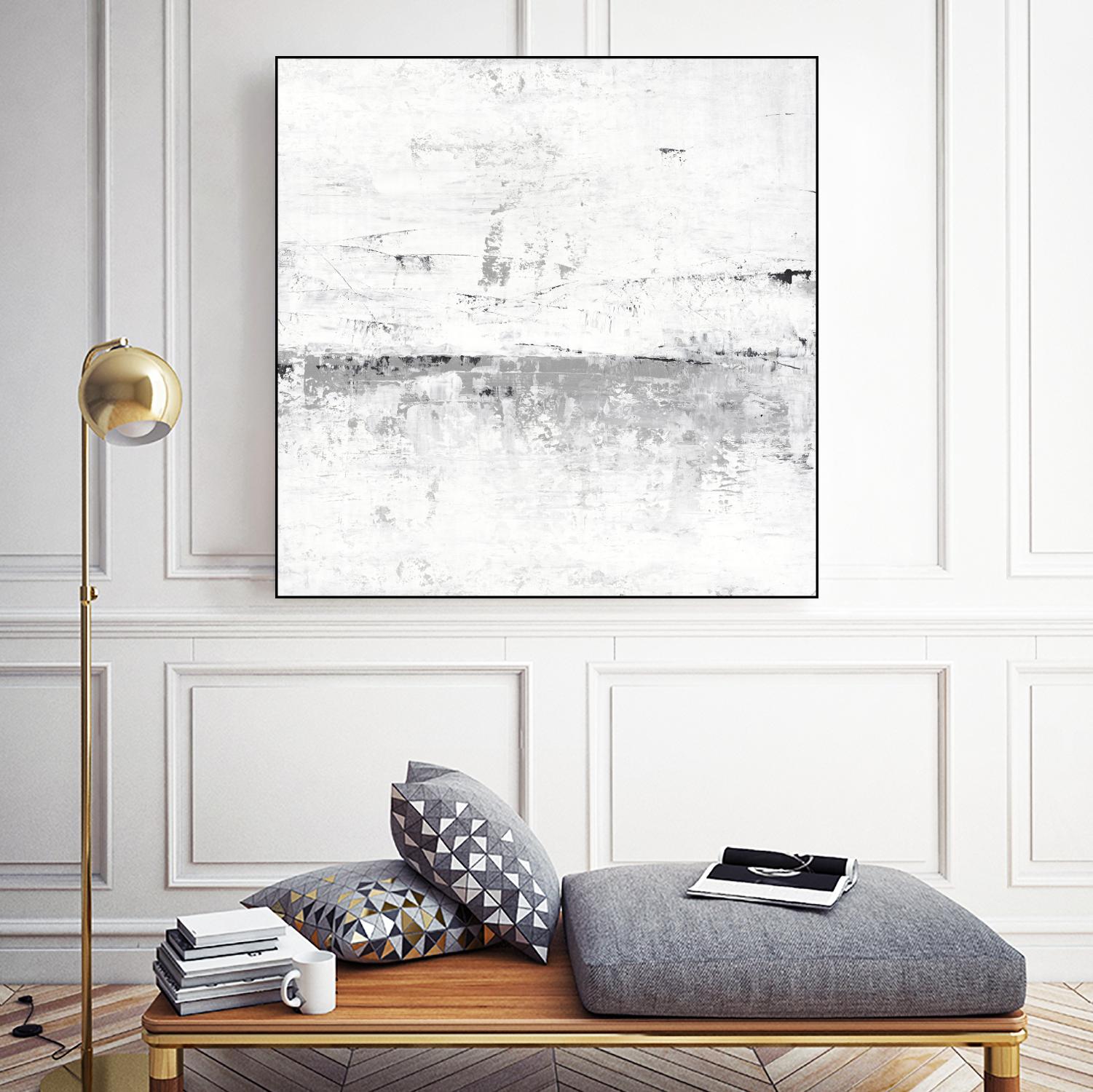 Blizzard II by PI Studio on GIANT ART - grey abstract