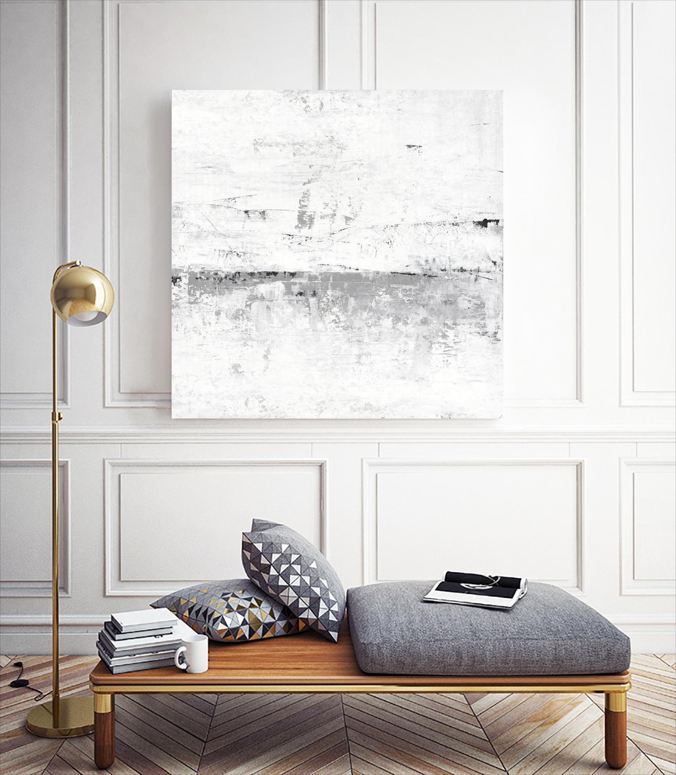 Blizzard II by PI Studio on GIANT ART - grey abstract