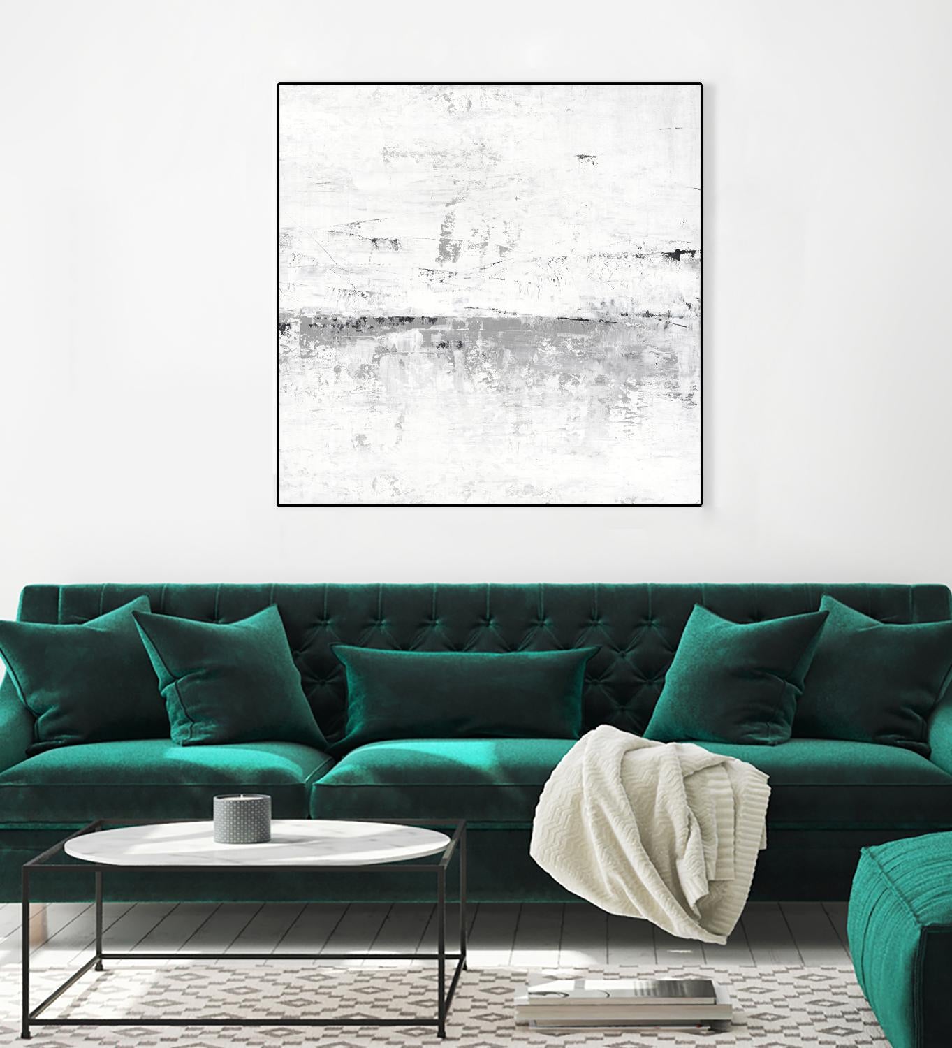 Blizzard II by PI Studio on GIANT ART - grey abstract
