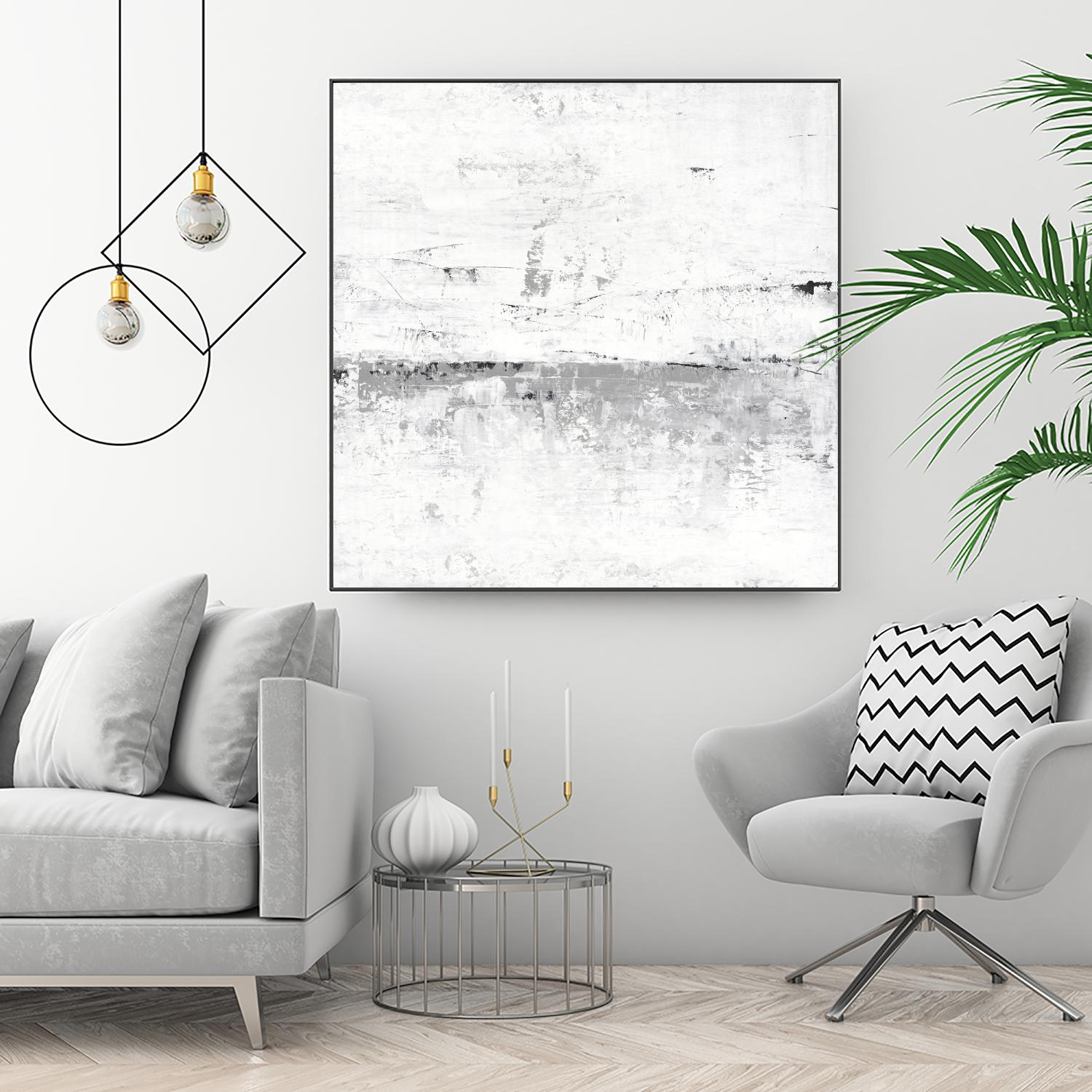 Blizzard II by PI Studio on GIANT ART - grey abstract