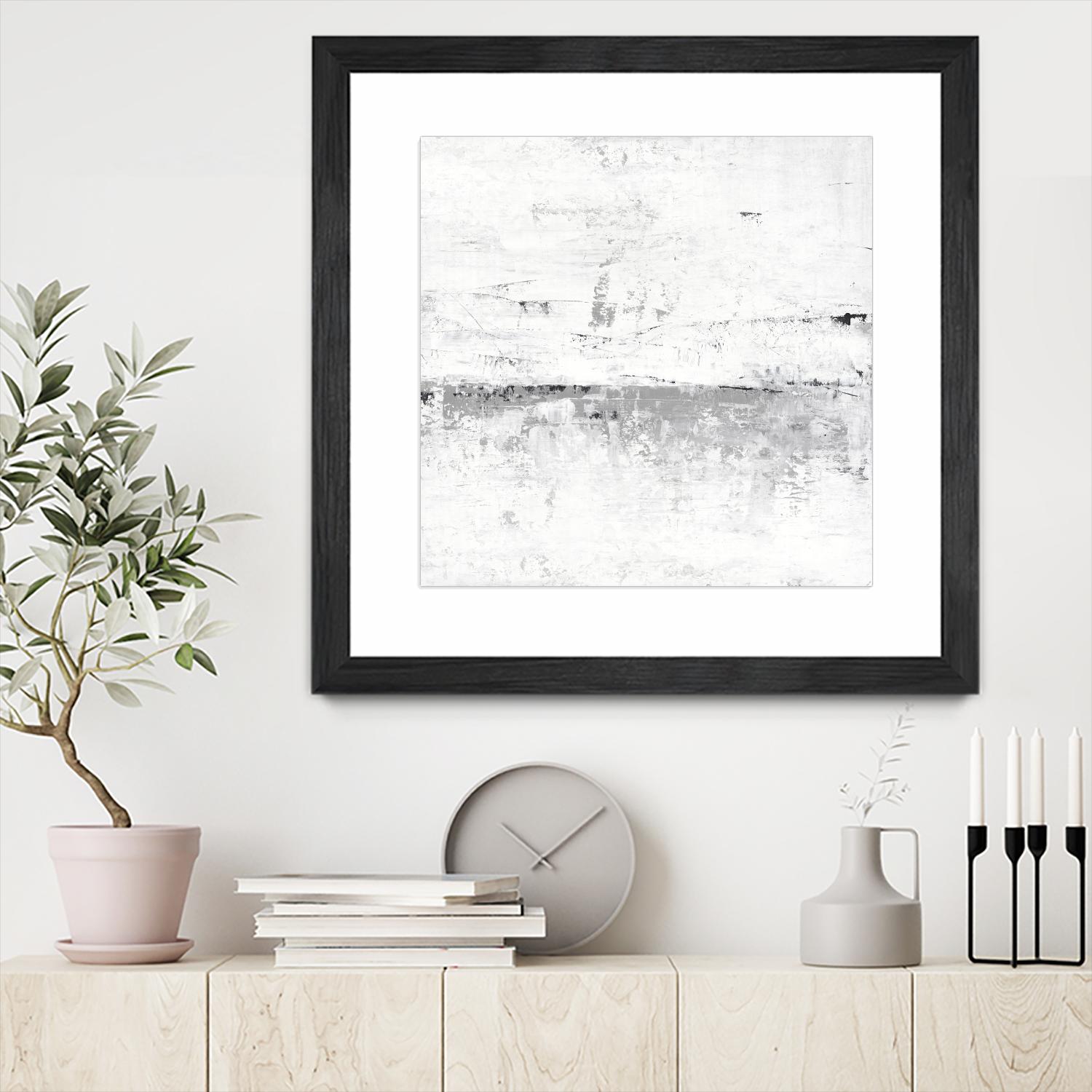 Blizzard II by PI Studio on GIANT ART - grey abstract