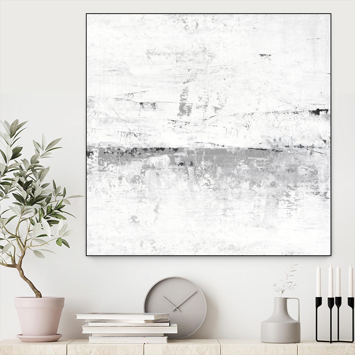Blizzard II by PI Studio on GIANT ART - grey abstract
