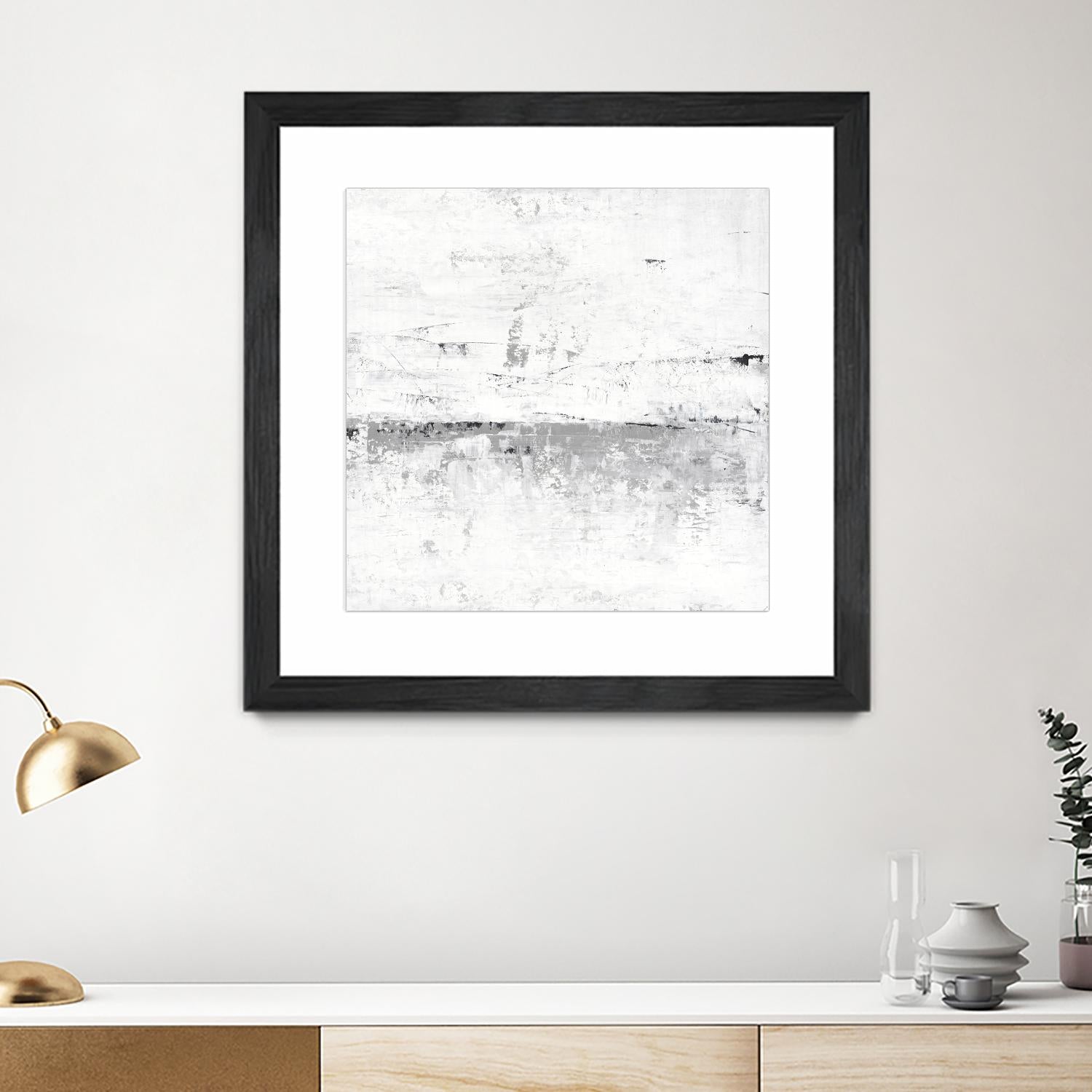 Blizzard II by PI Studio on GIANT ART - grey abstract