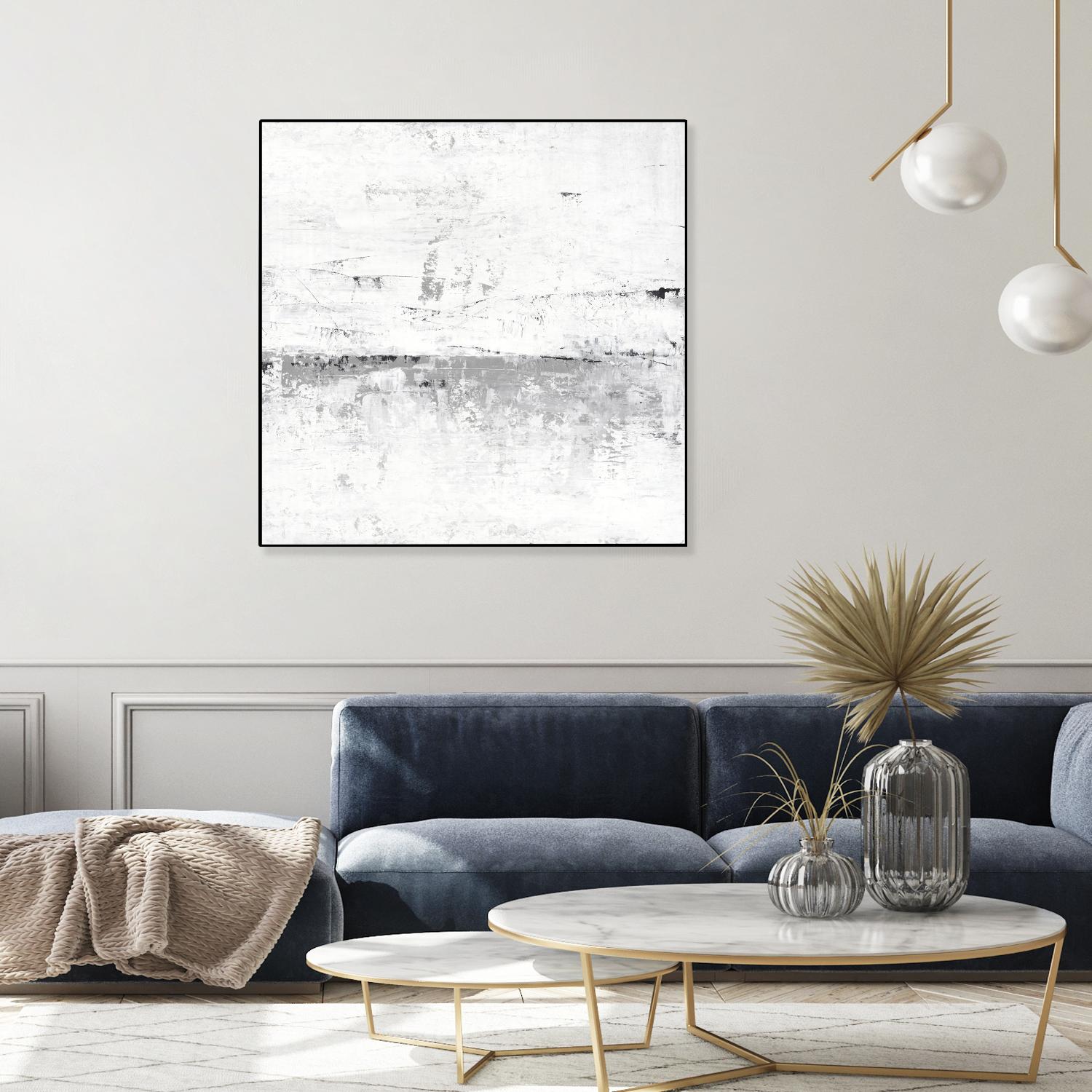 Blizzard II by PI Studio on GIANT ART - grey abstract