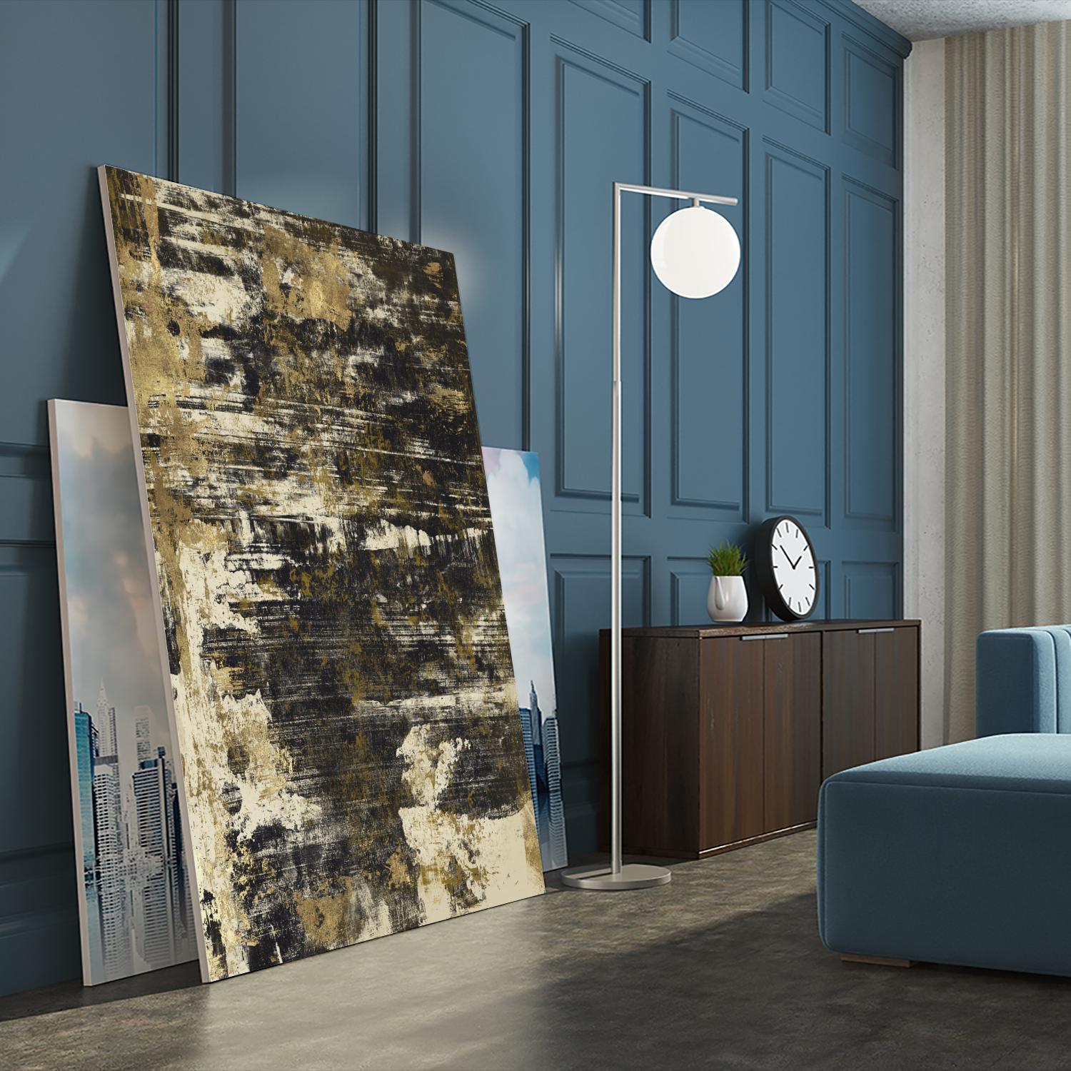 Slash I by PI Studio on GIANT ART - yellow abstract